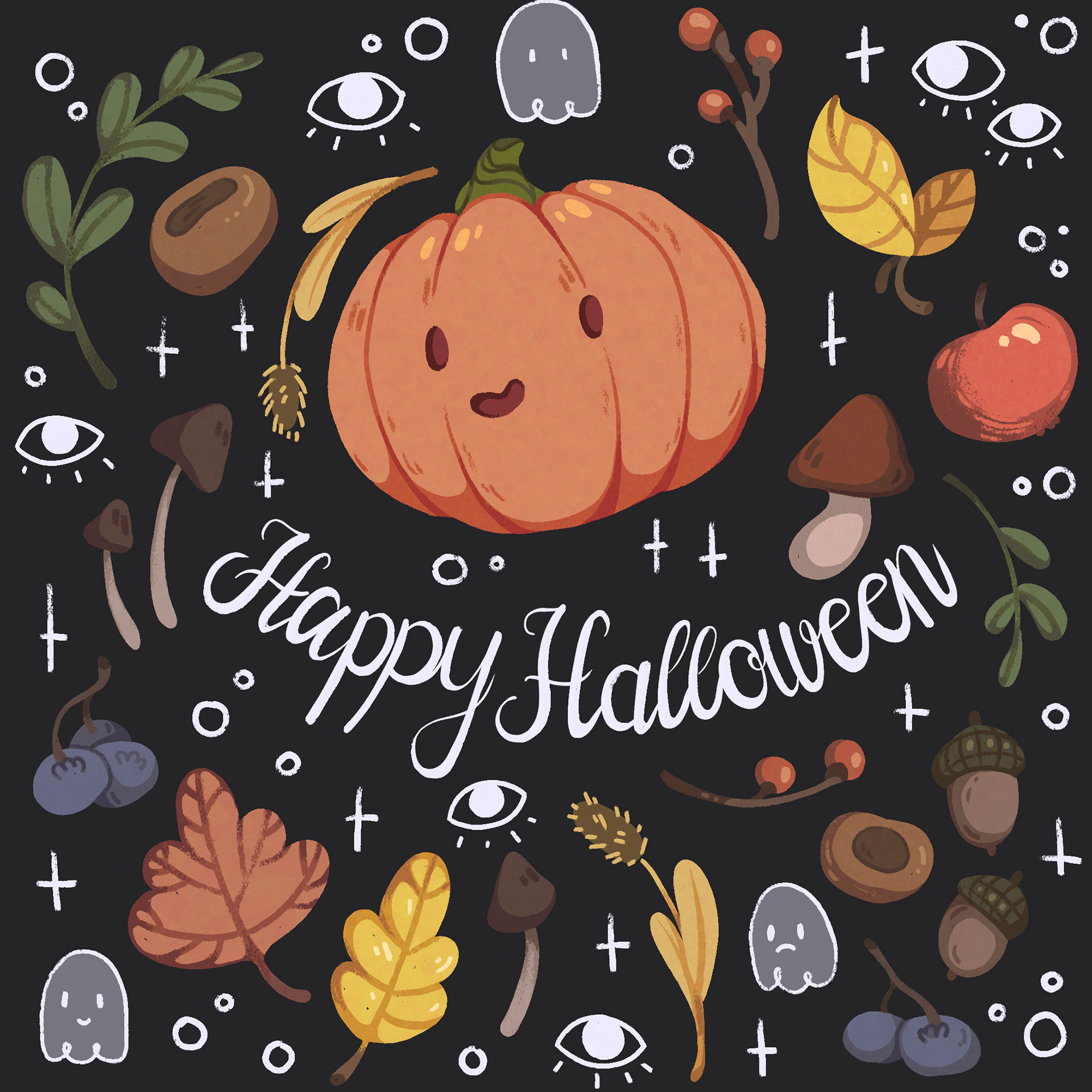 Halloween Illustration - freie Arbeit