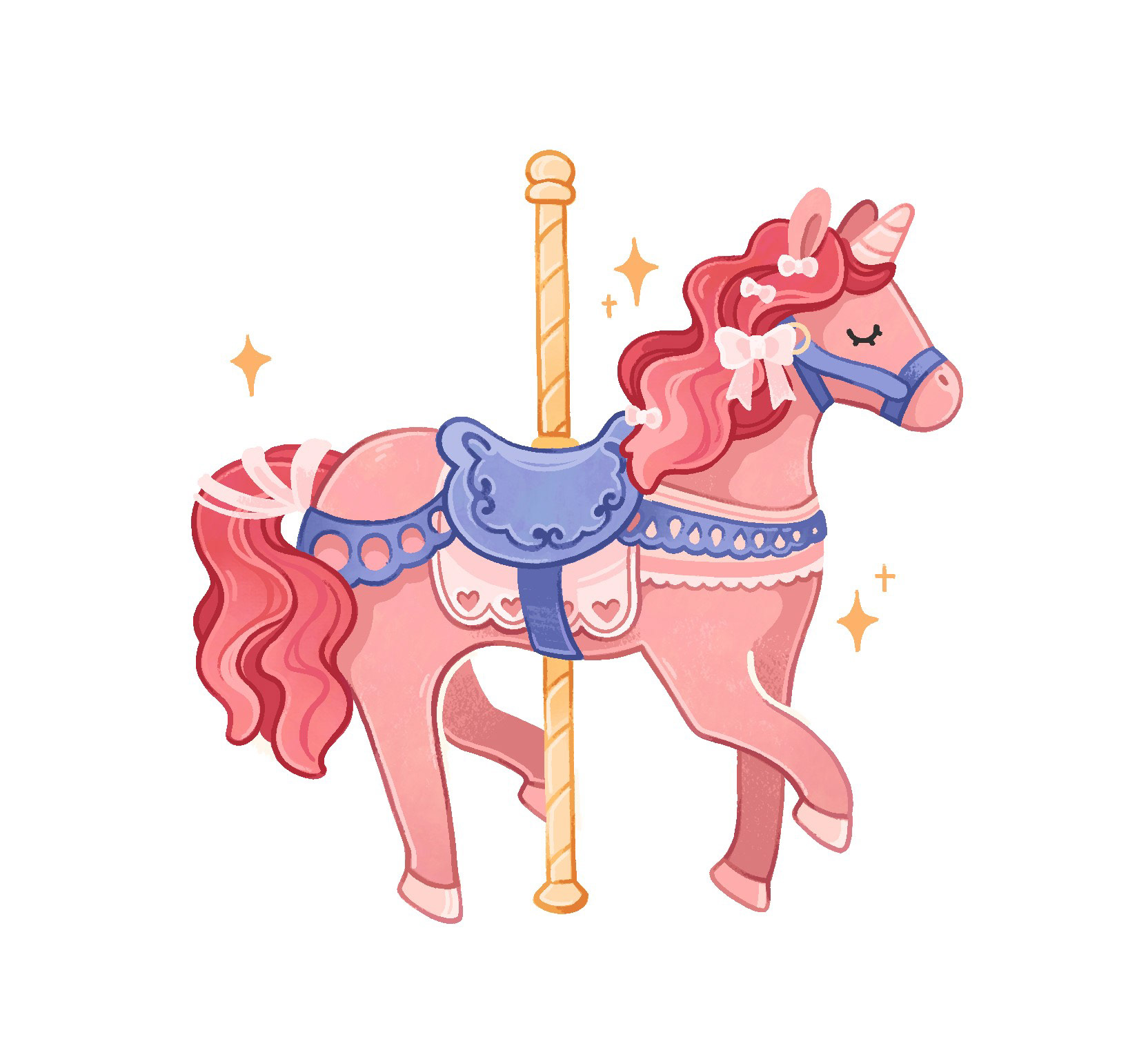 Männliches Einhorn - Freie Illustration