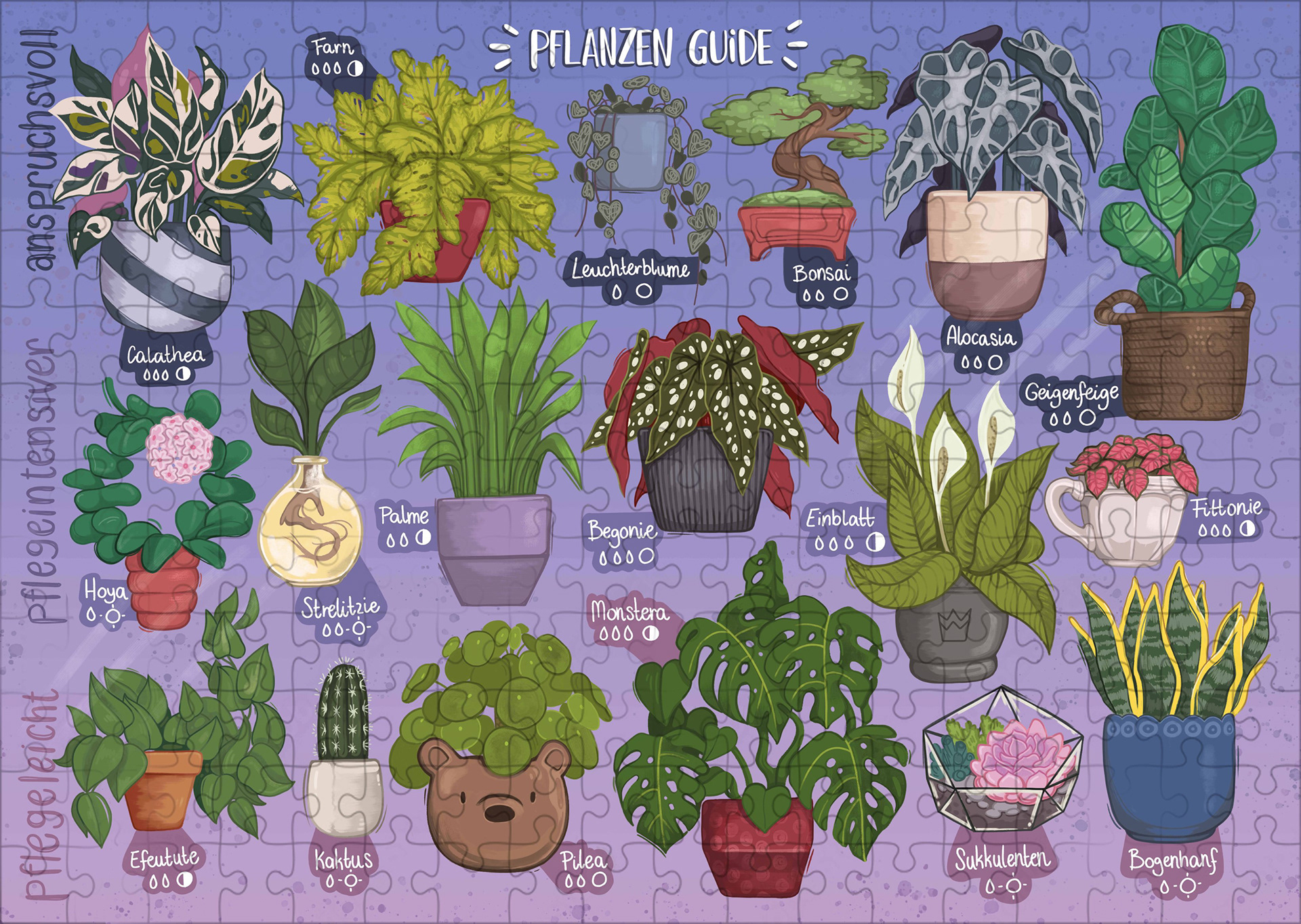 Puzzle Illustration für Willa Wunst