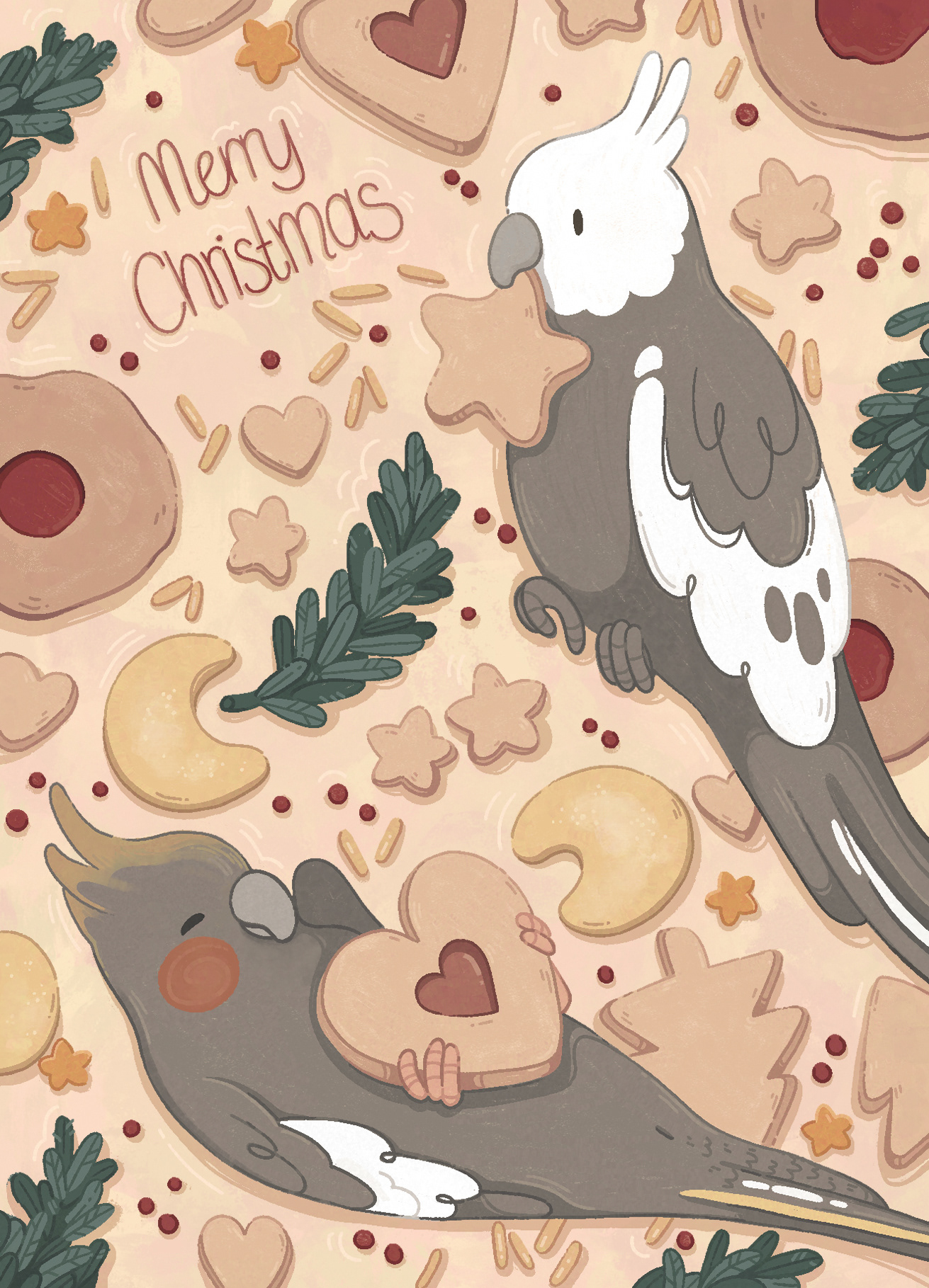 Postkartenillustration