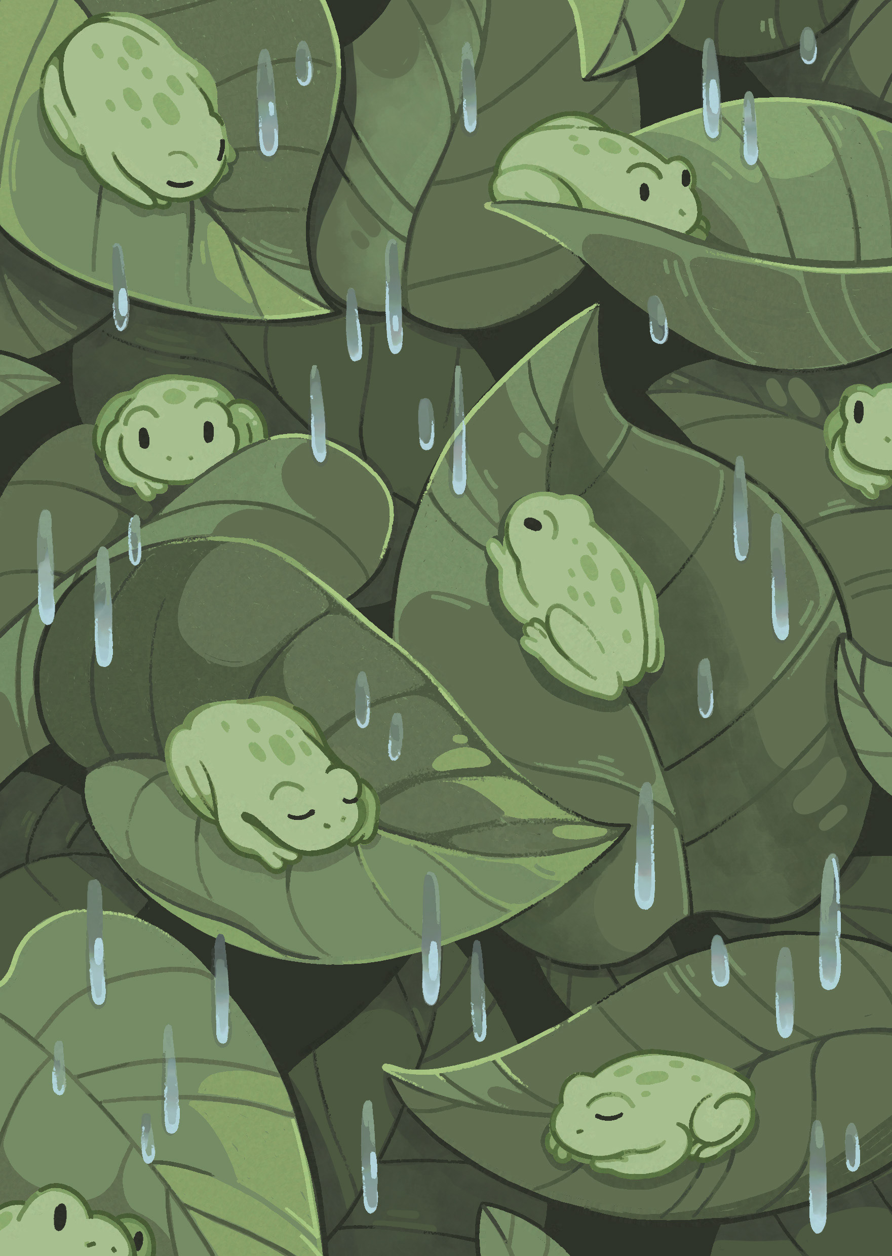 Postkarten Illustration