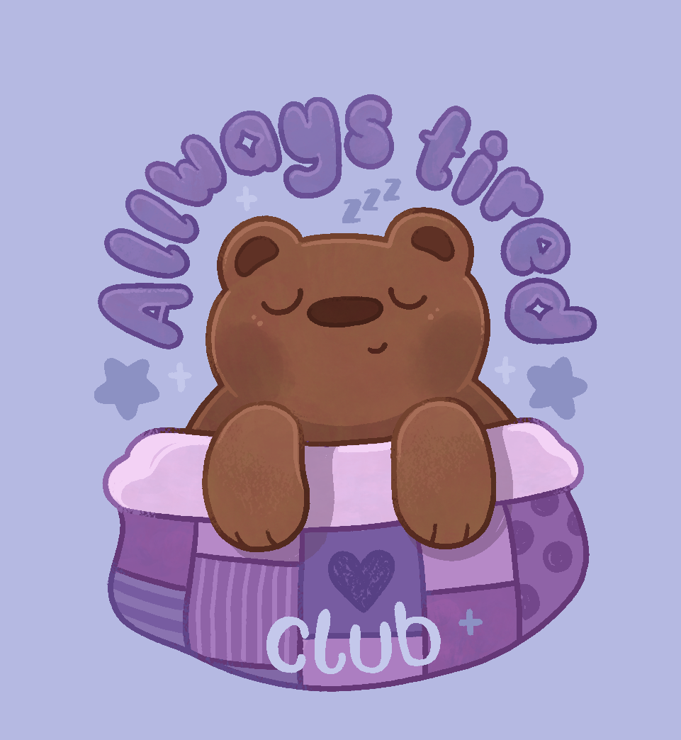 Tired Bear  - Freie Illustration