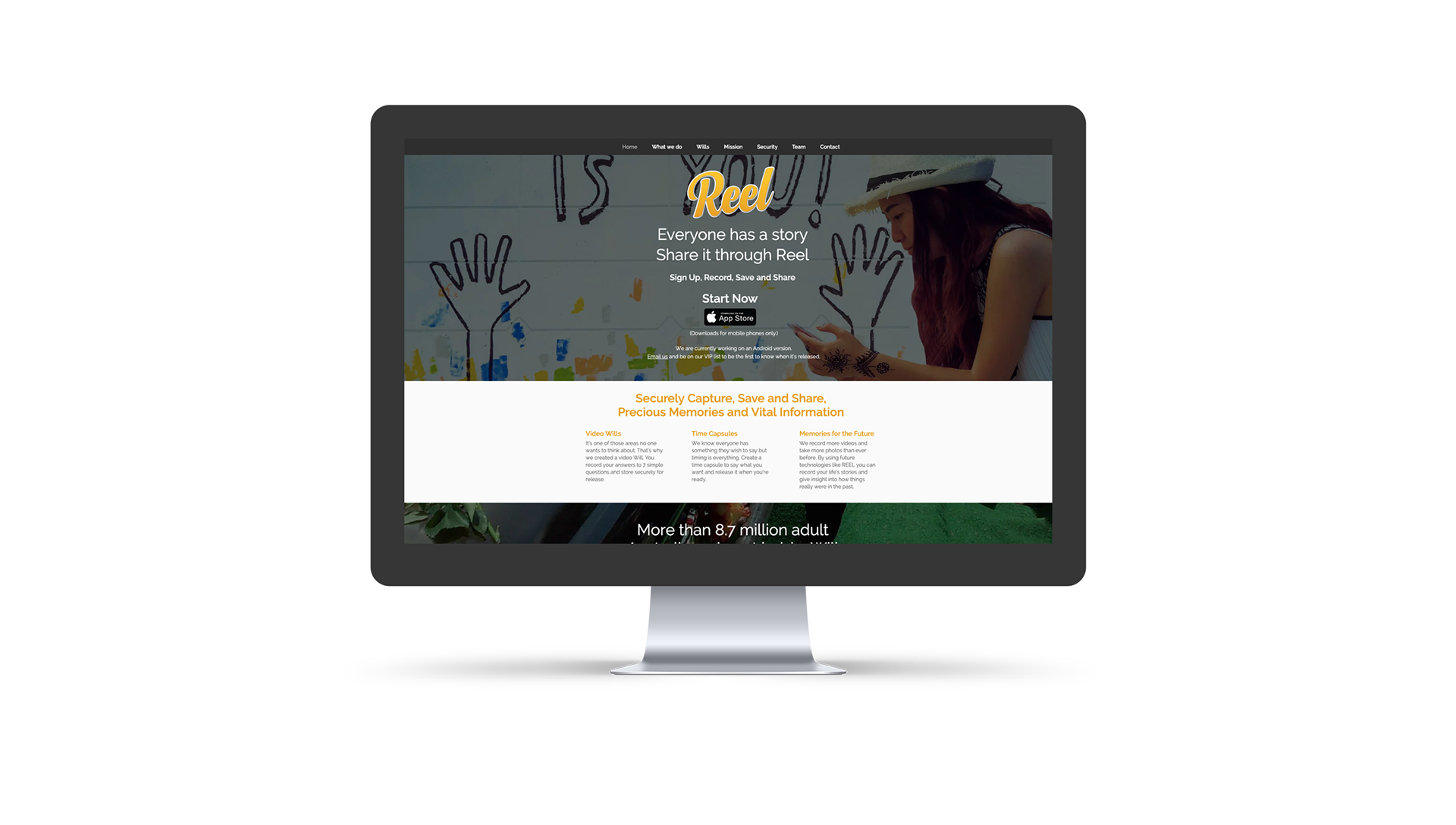 Reel App - Website