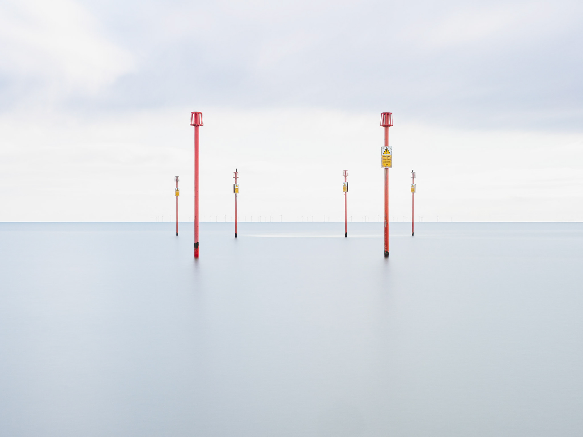 Groyne markers, Shoreham
