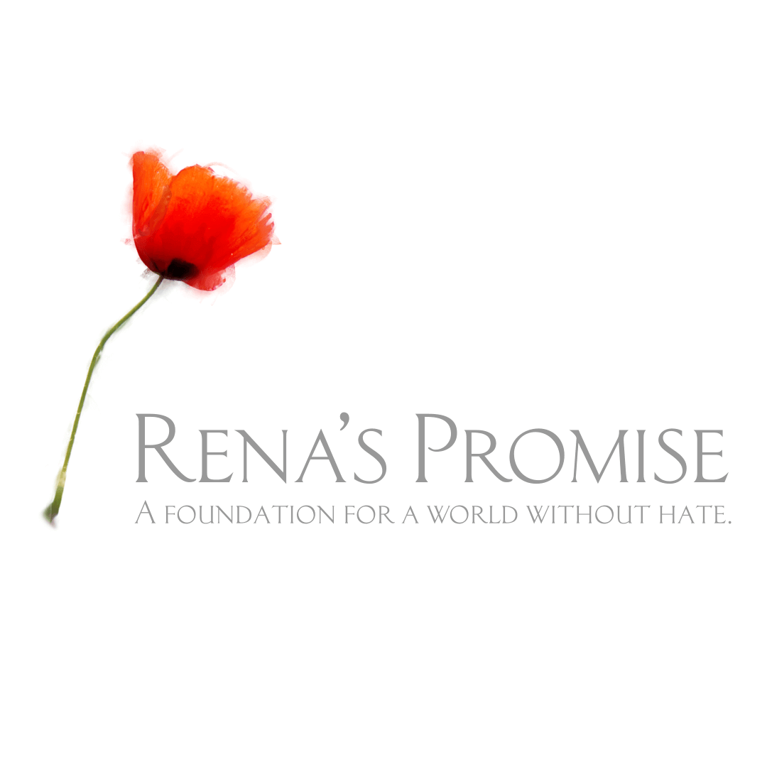I worked with Heather Dune Macadam on her Rena's Promise project. This is the final logo choice.