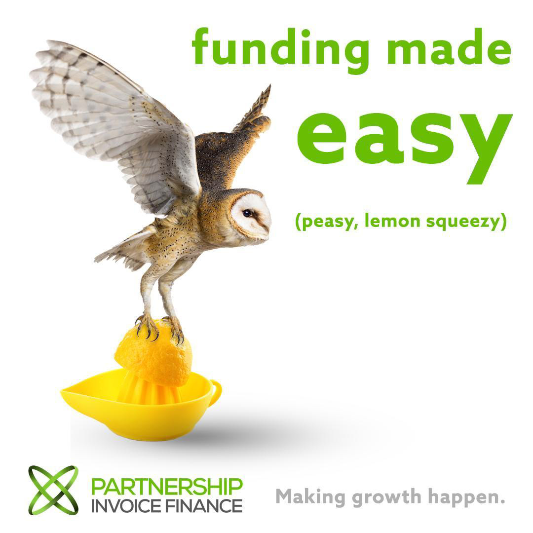 Social Media Post for Partnership Invoice Finance.