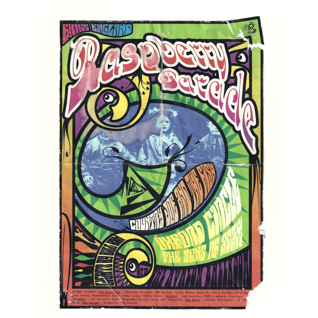 Poster design for Steve Marshall's History of Raspberry Parade