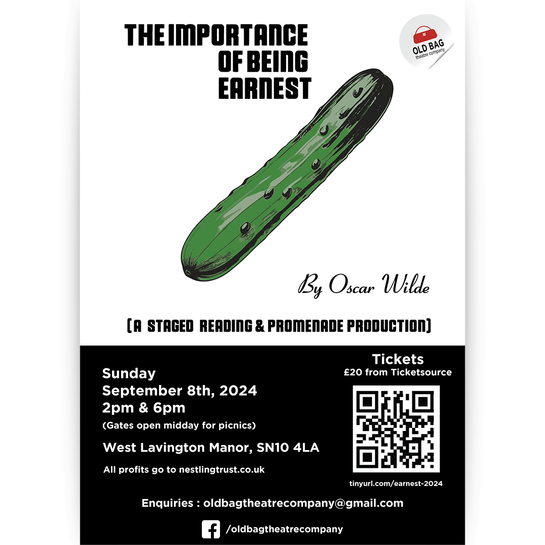 Poster design for The Old Bag Theatre Company.