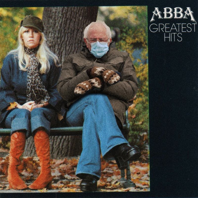Bernie Sanders Meme : Abba