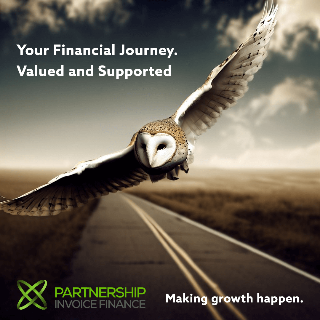 Social Media Post for Partnership Invoice Finance.