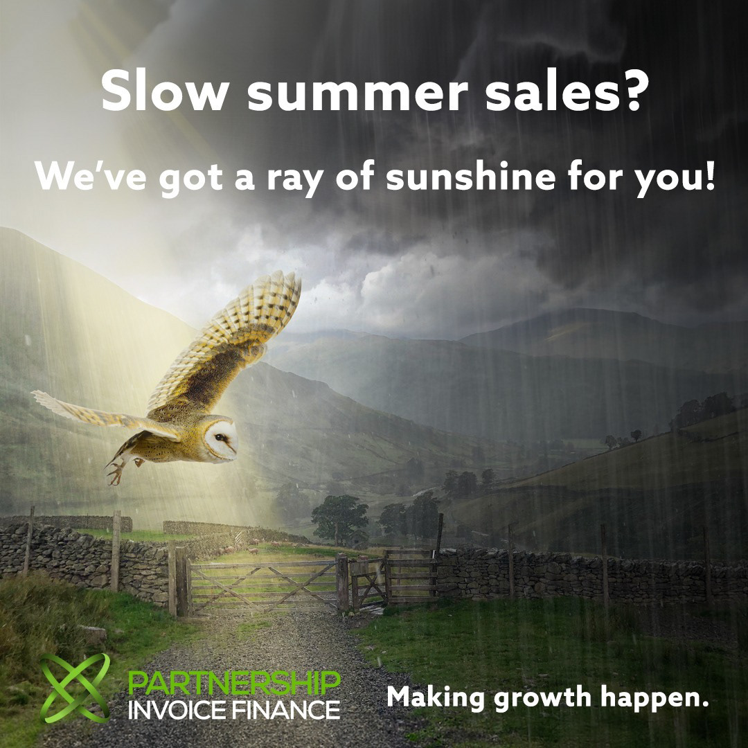 Social Media Post for Partnership Invoice Finance.