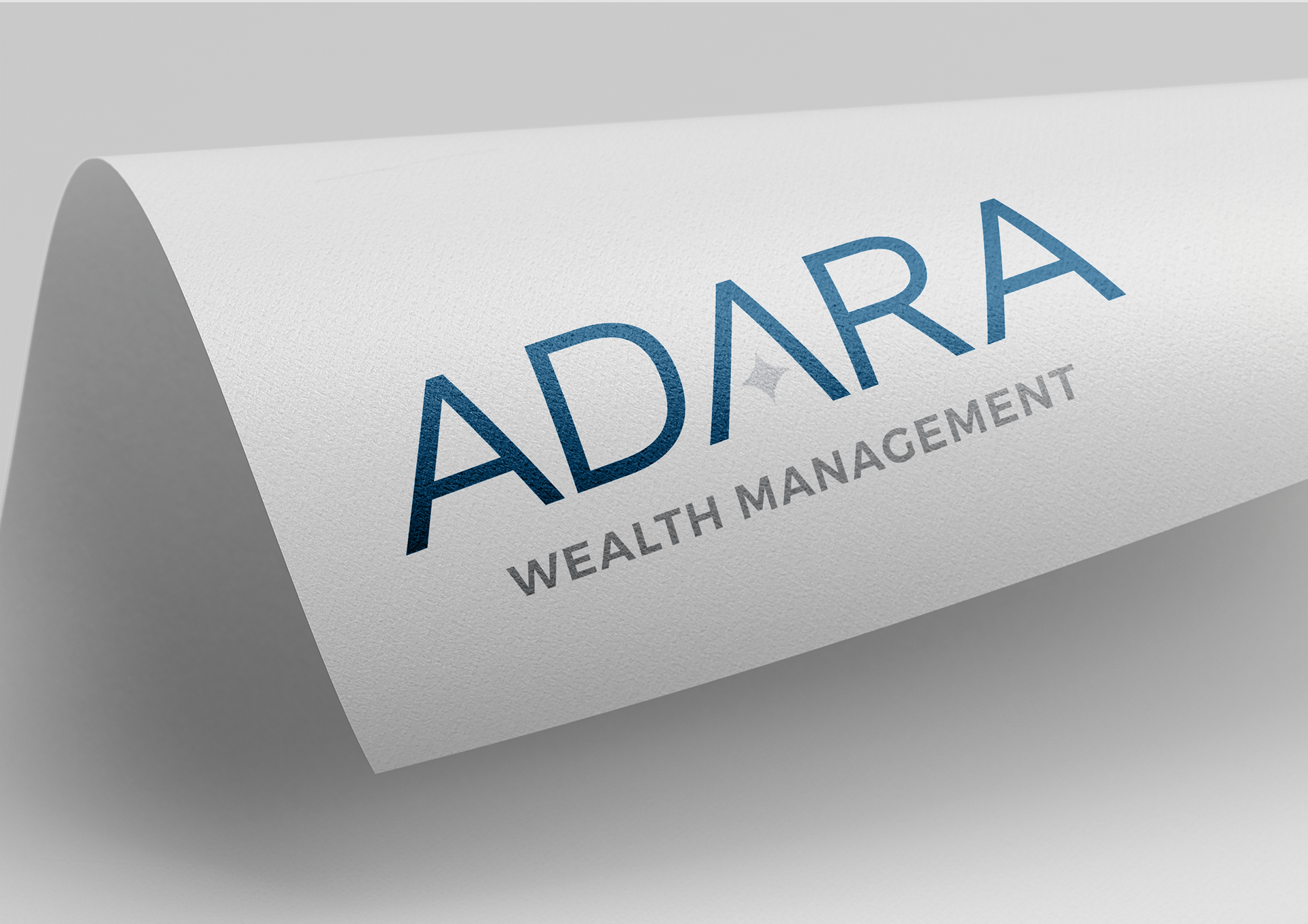 Branding and Marketing collateral for Adara Wealth Management company located in Tucson, Arizona