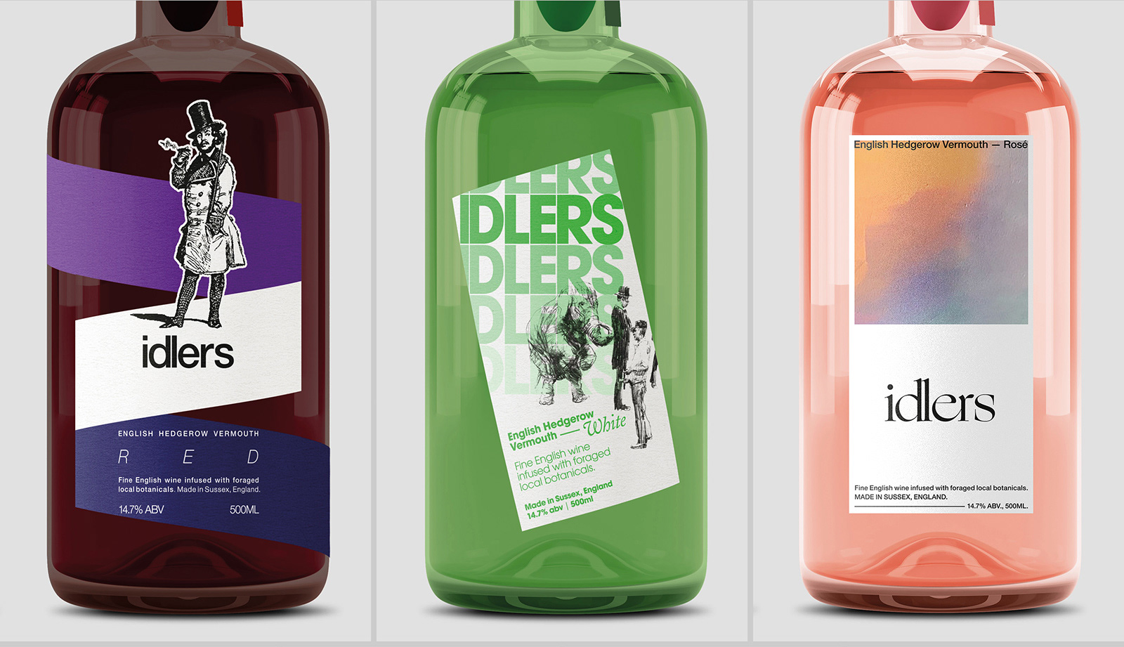 English Hedgerow Vermouth — Branding Concepts — Idlers