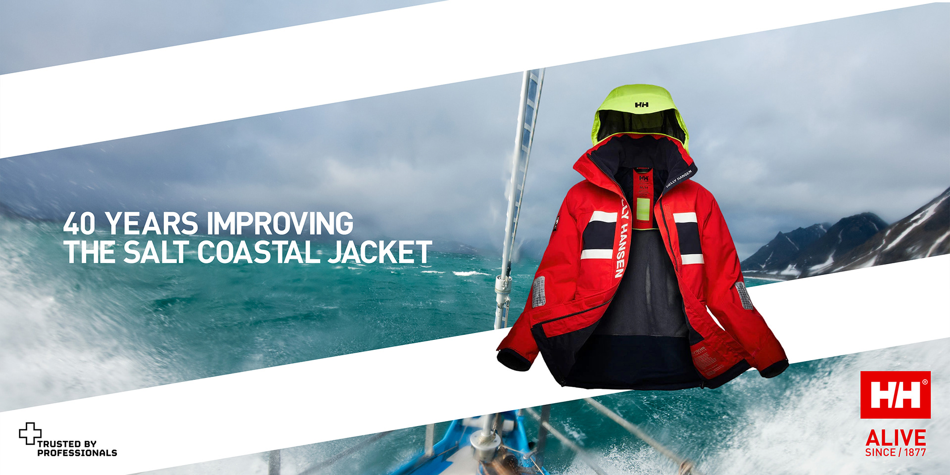Helly Hansen SS21 Key Visual — Salt Coastal Jacket