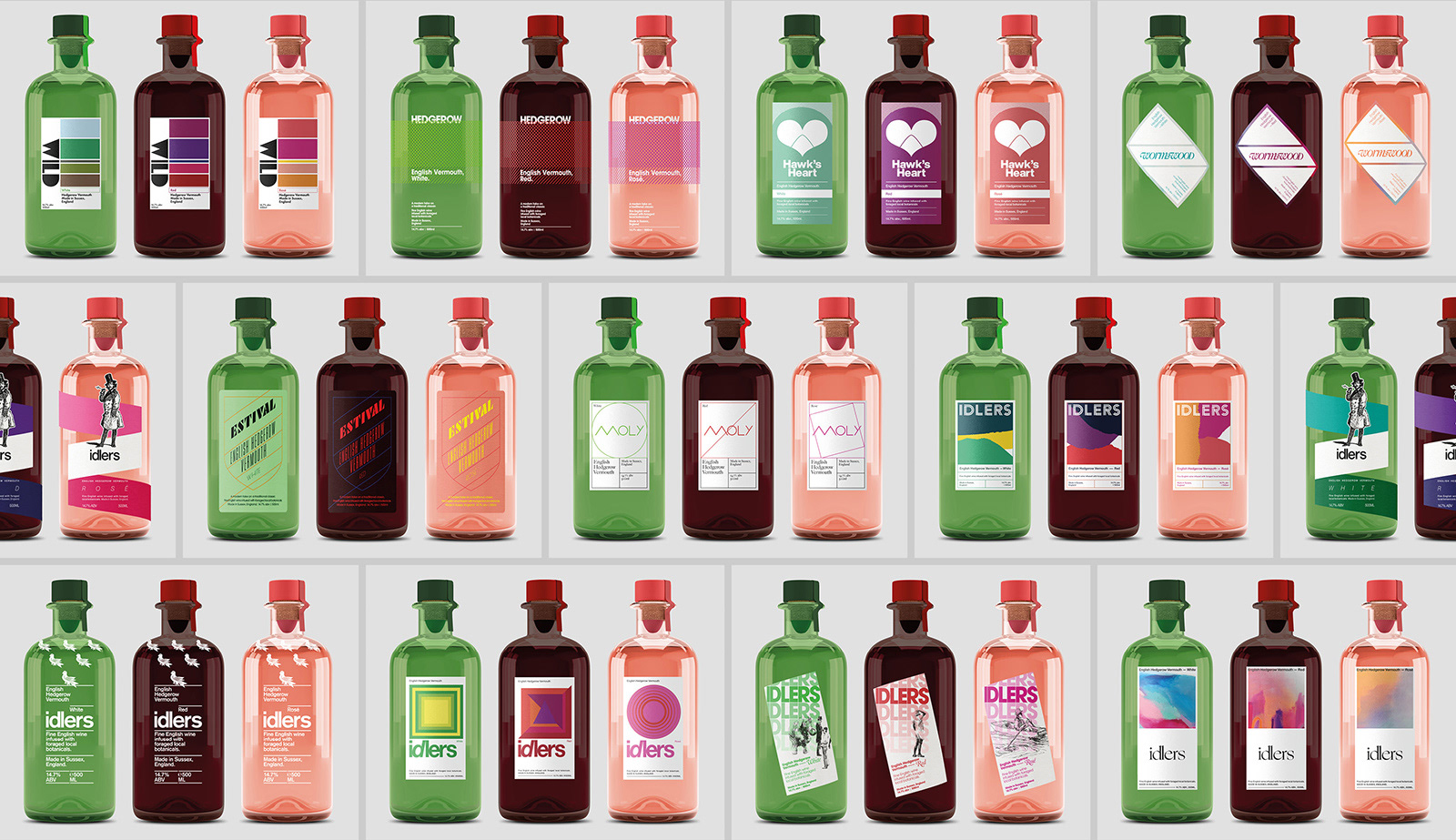 English Hedgerow Vermouth — Branding Concepts