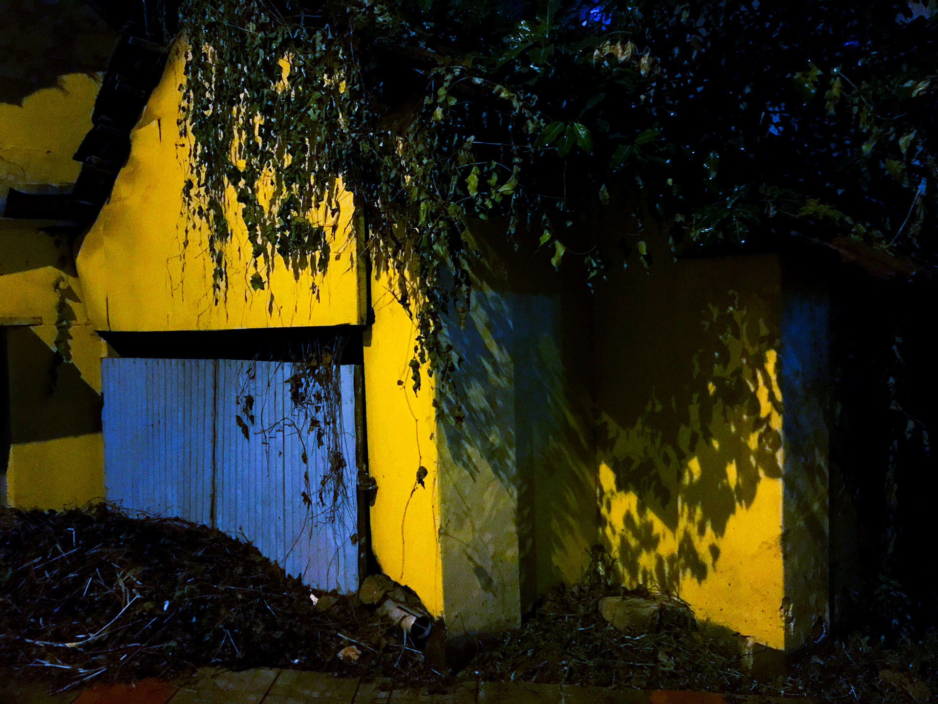 Blue Shutter. Mangalore, 2019