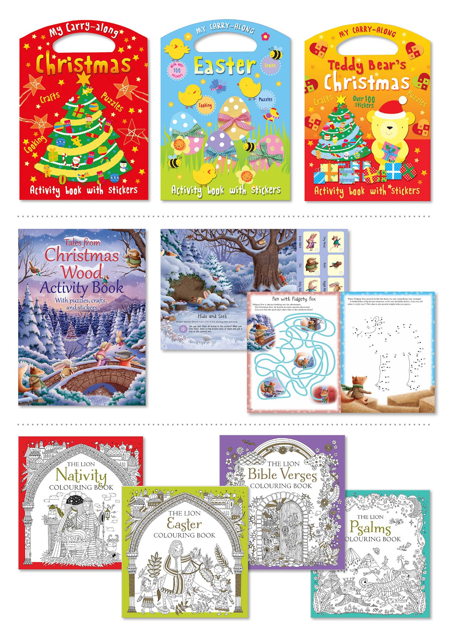 Draw-Along Christmas Sticker Book