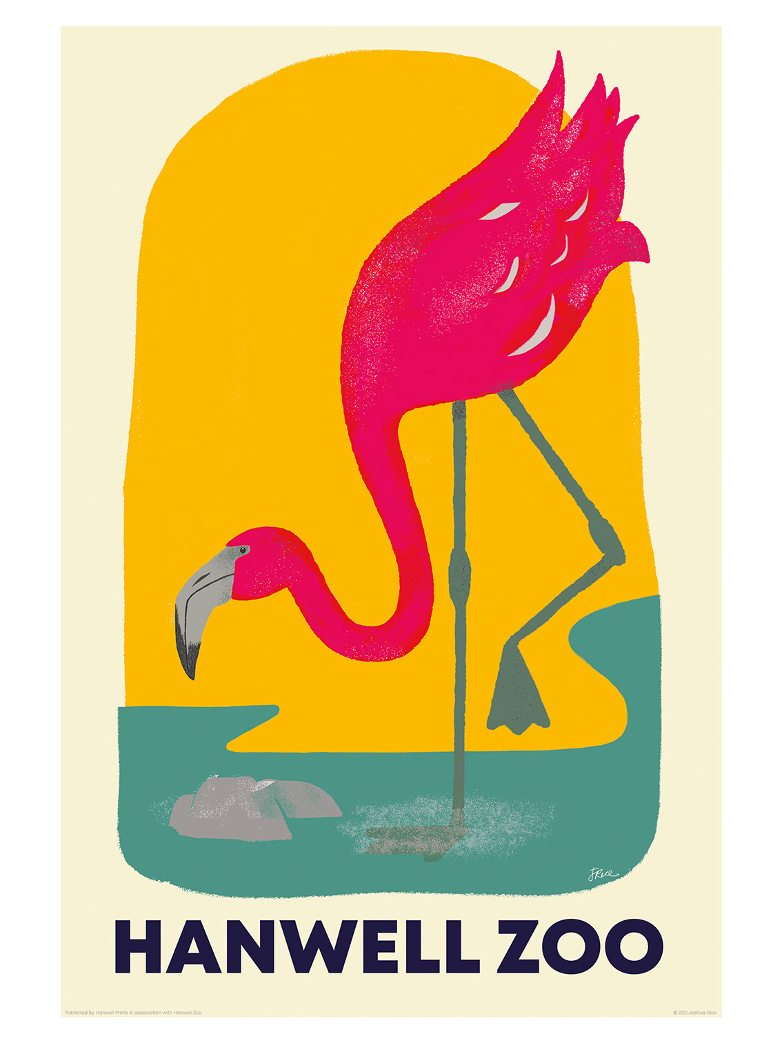 HANWELL ZOO poster series | Personal project, shortlisted for Communication Arts Illustration competition 2019 (For Sale category)