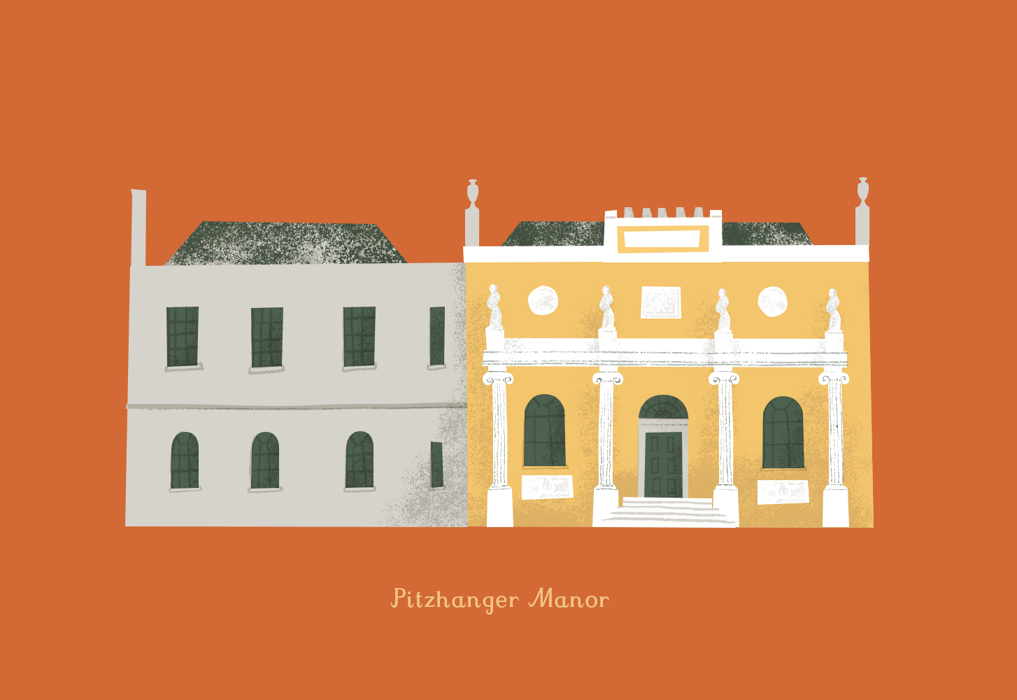 PITZHANGER MANOR | spot illustration for children's trail commissioned by Pitzhanger Manor & Gallery