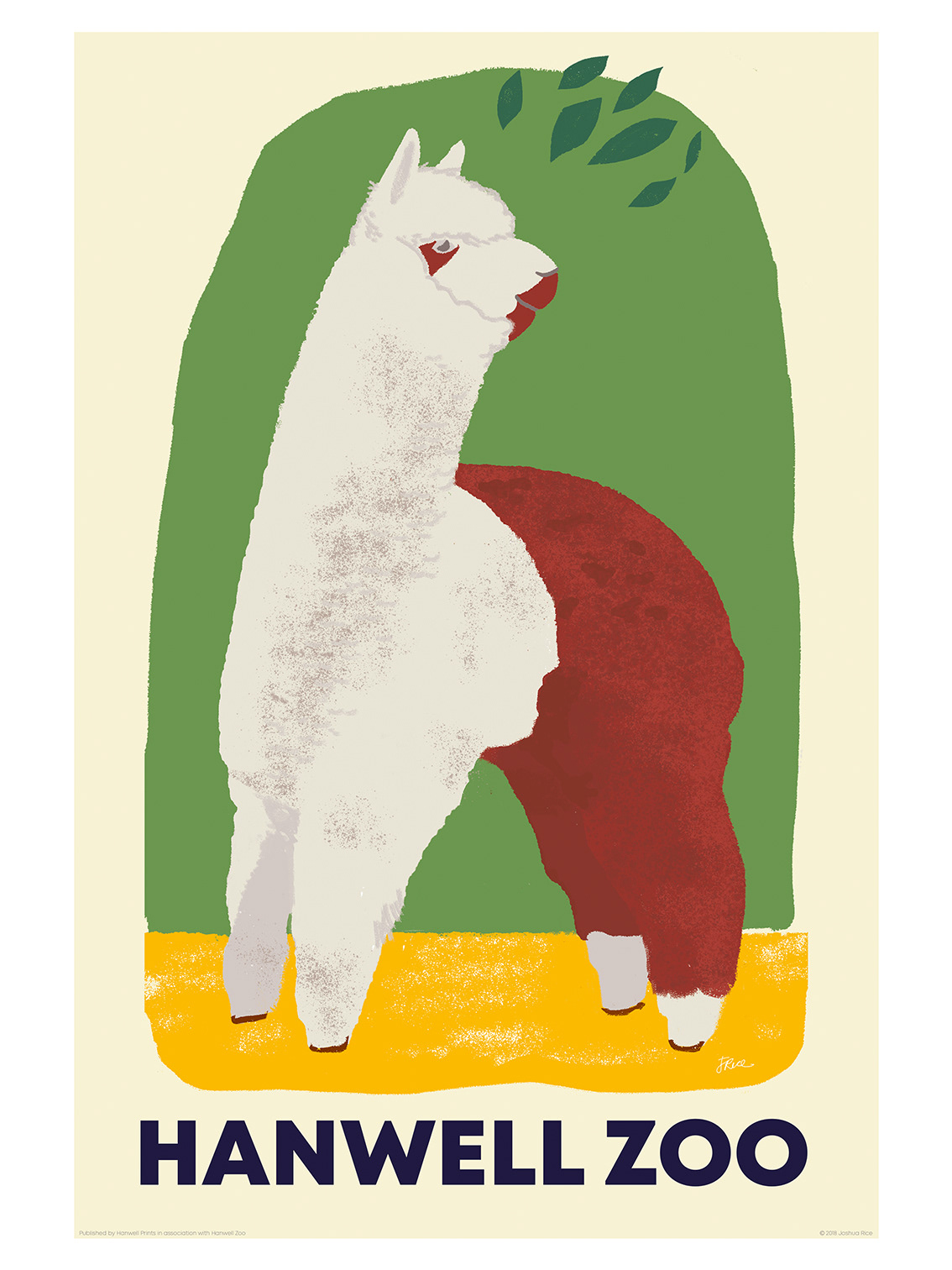 HANWELL ZOO POSTER SERIES | Personal project, shortlisted for Communication Arts Illustration competition 2019 (For Sale category)