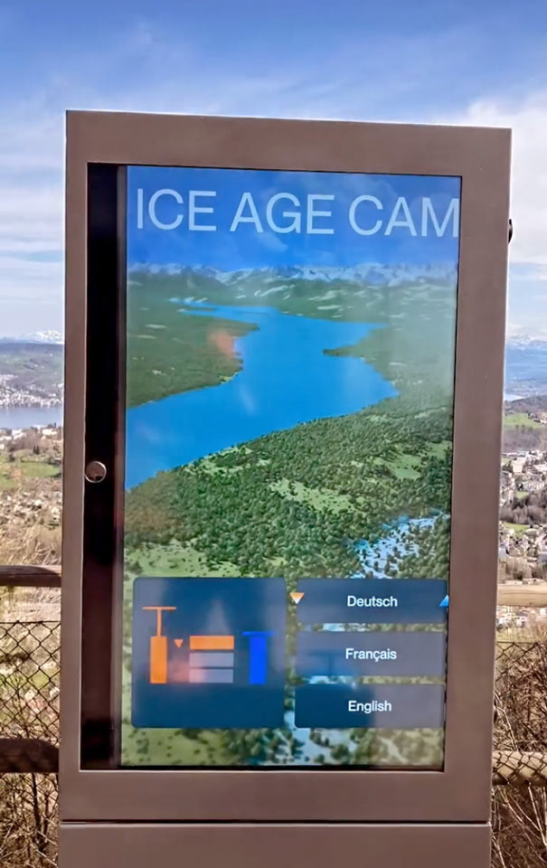IceAgeCam Screen and Interface