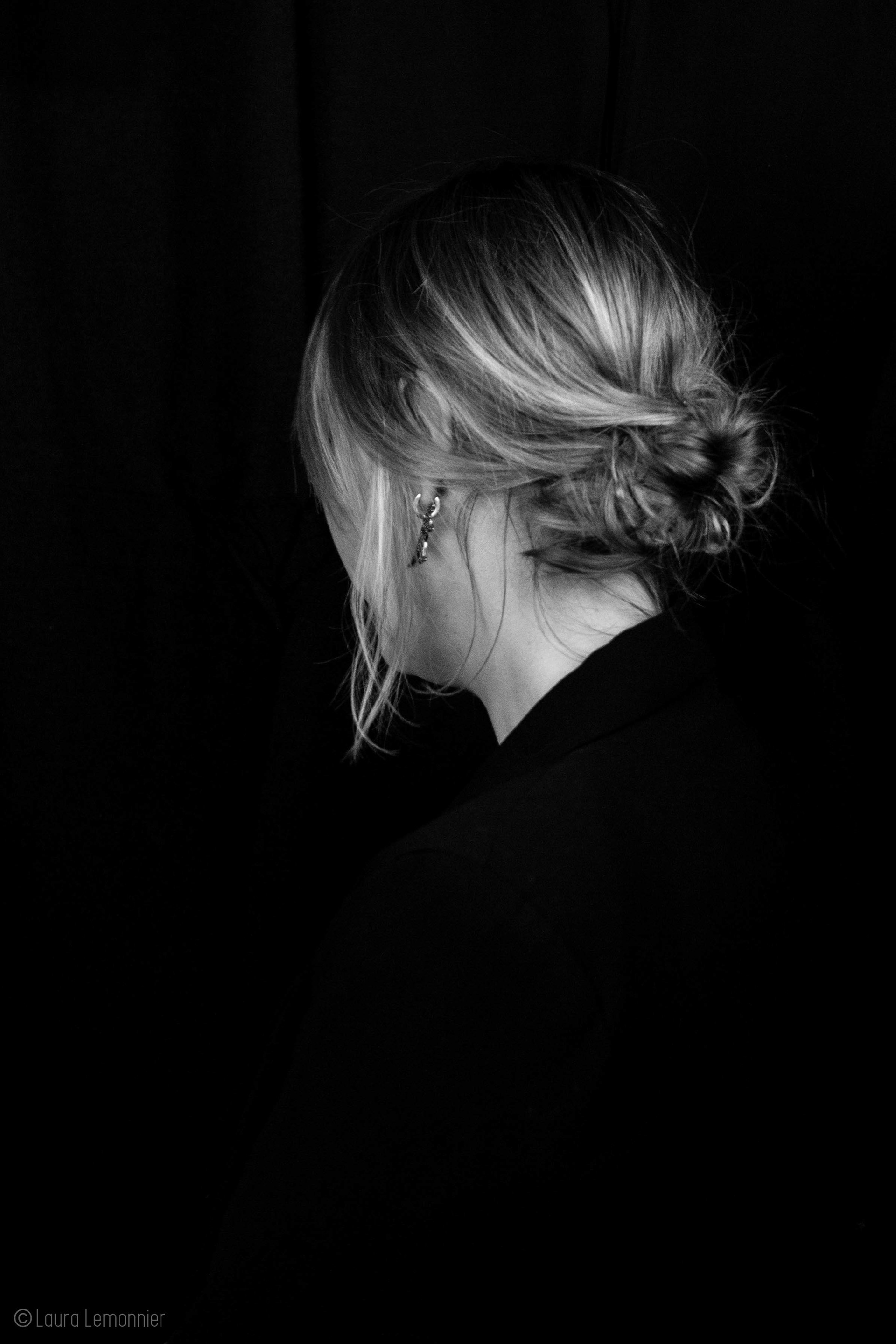 Portrait professionnel studio N&B