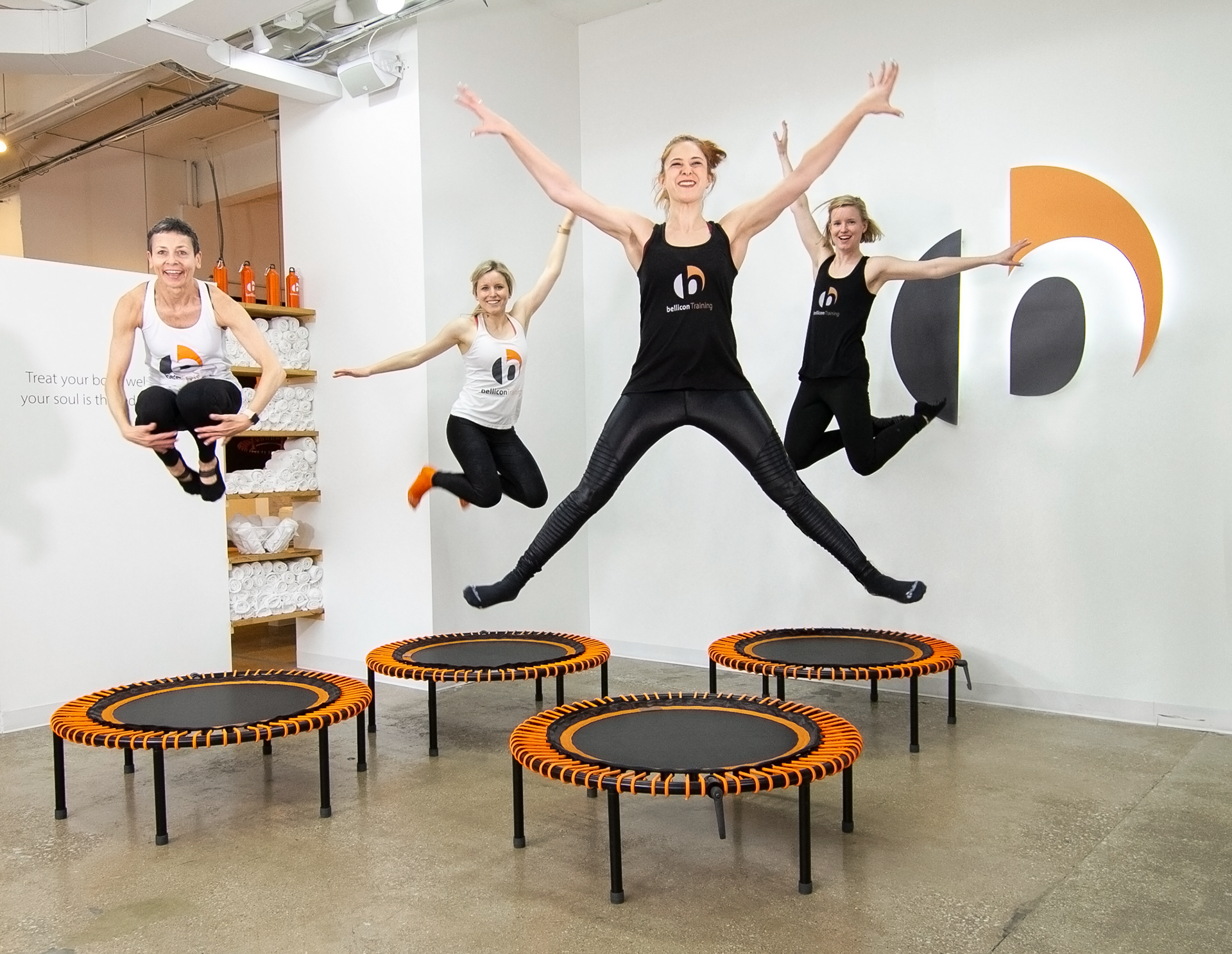 Group photo of fitness trainers.