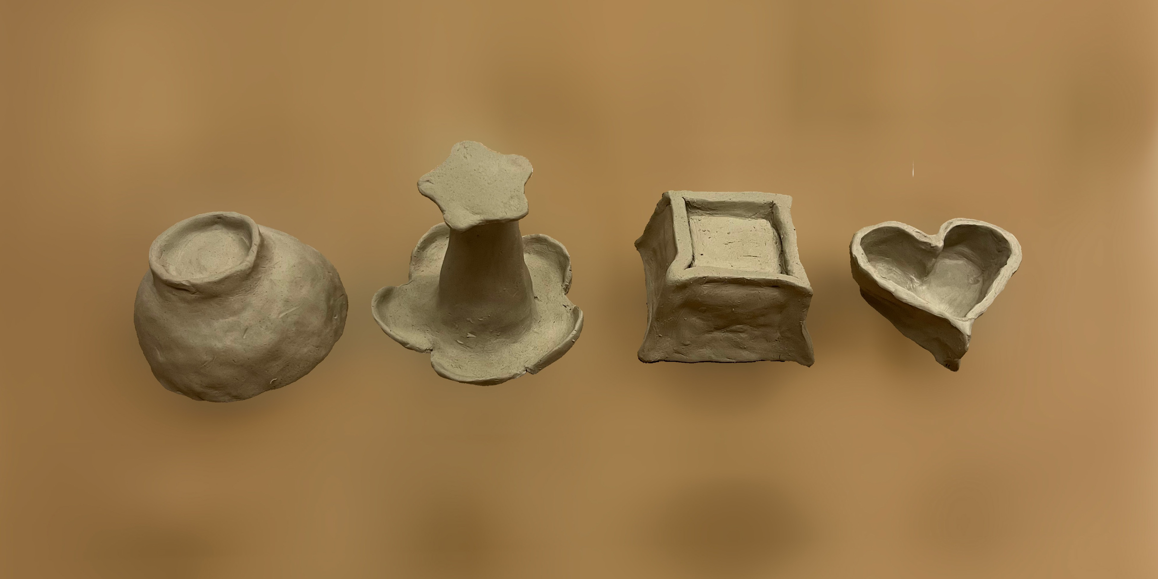 Pinch Pots: Perspective View (Greenware)