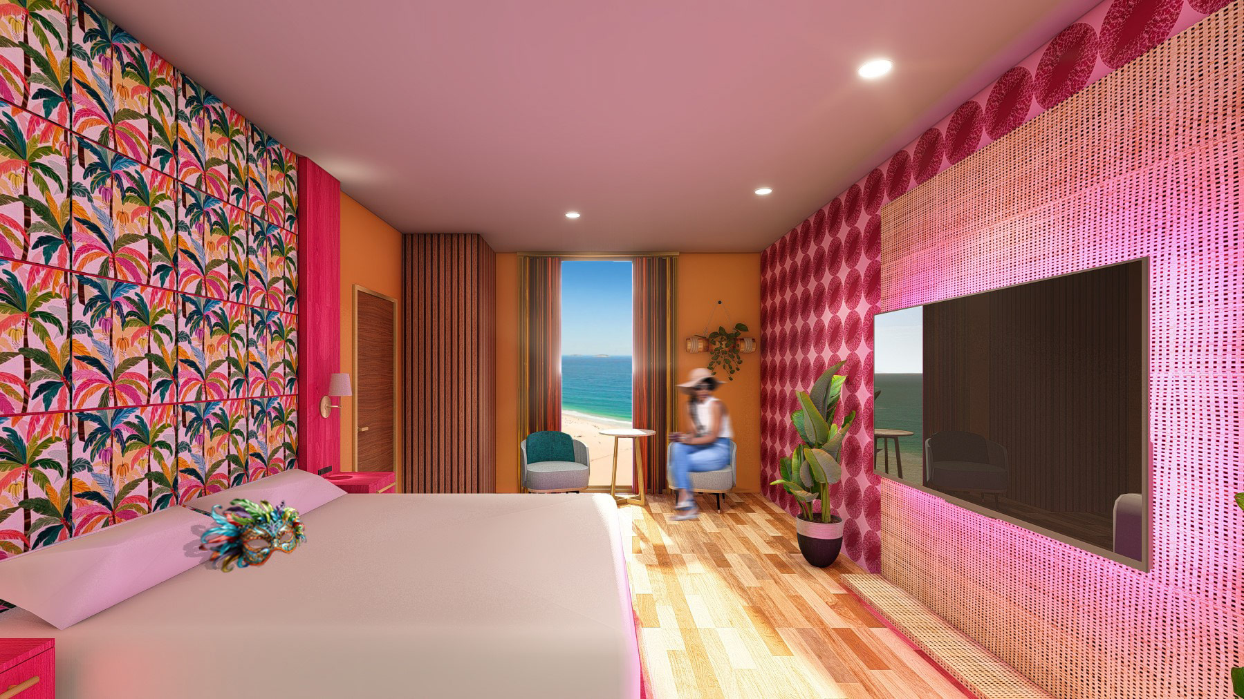 Guestroom: Window Wall