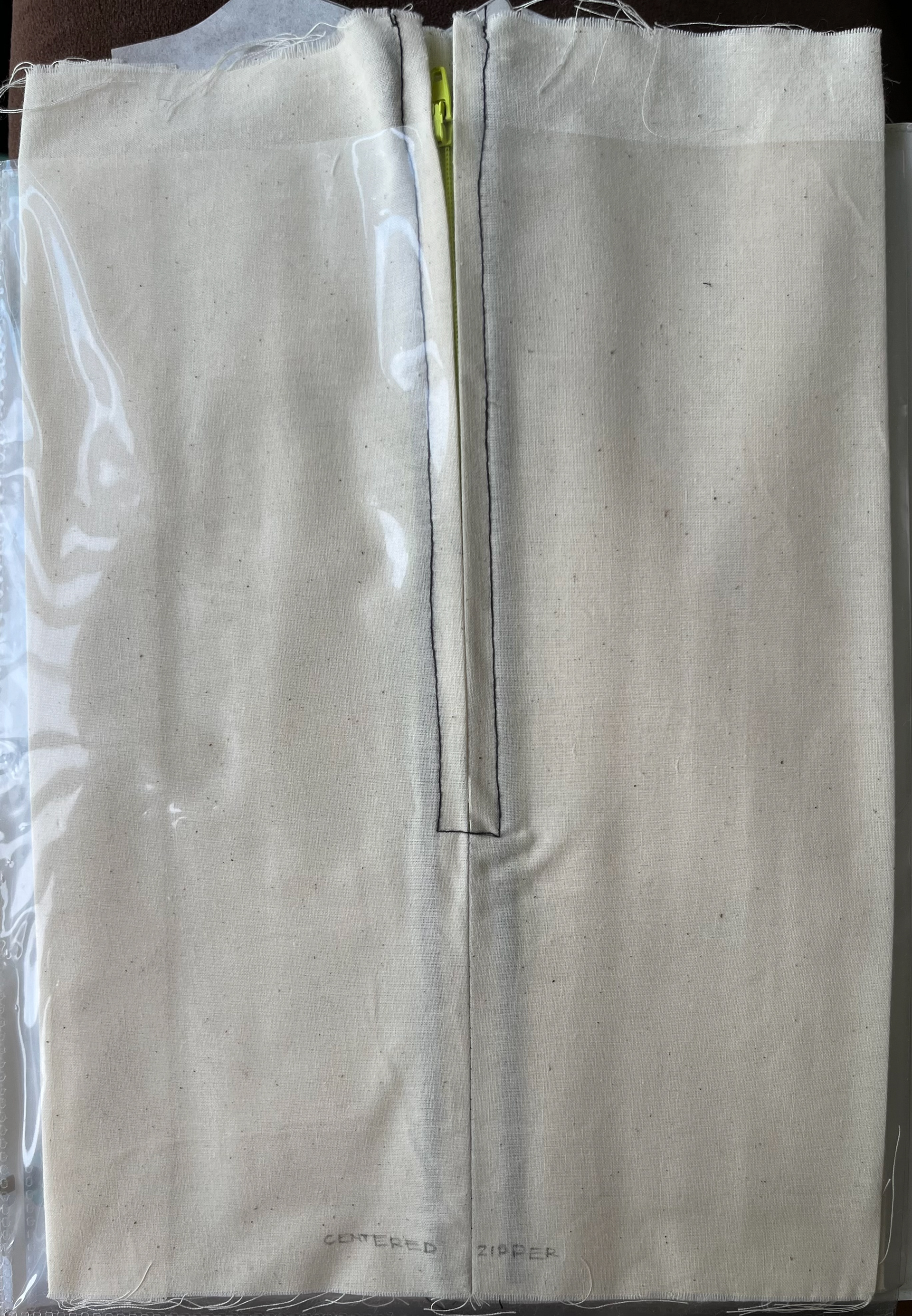 Zippers: Centered (Front)