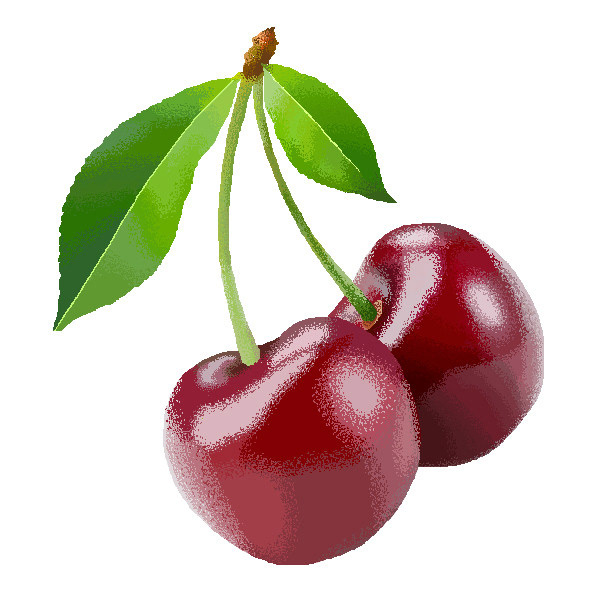 Cherries: Pixelated