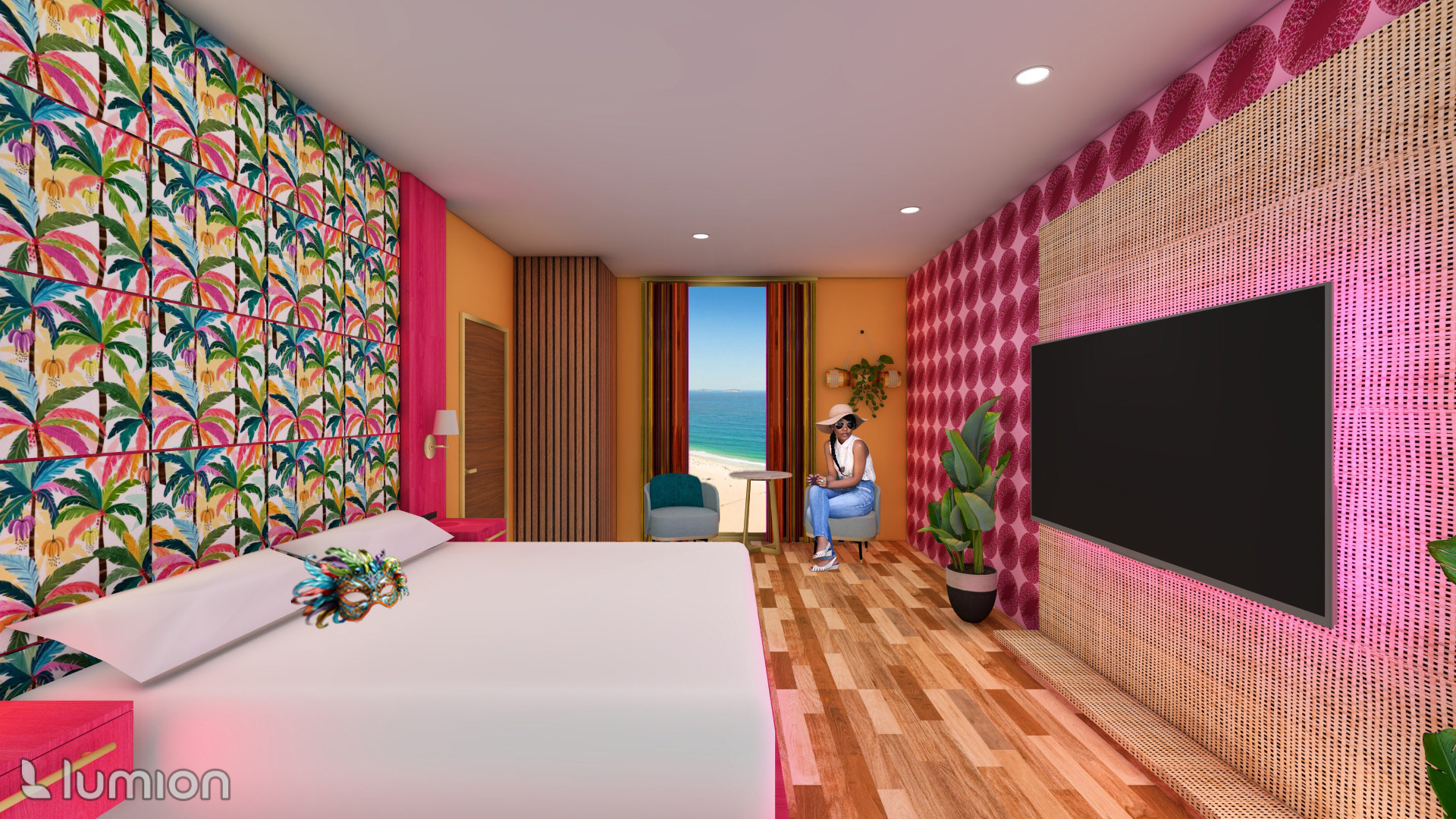 Guestroom: Window Wall