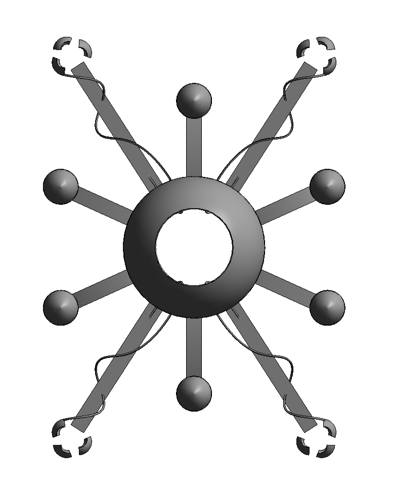Mass 3: Shaded (Top View)