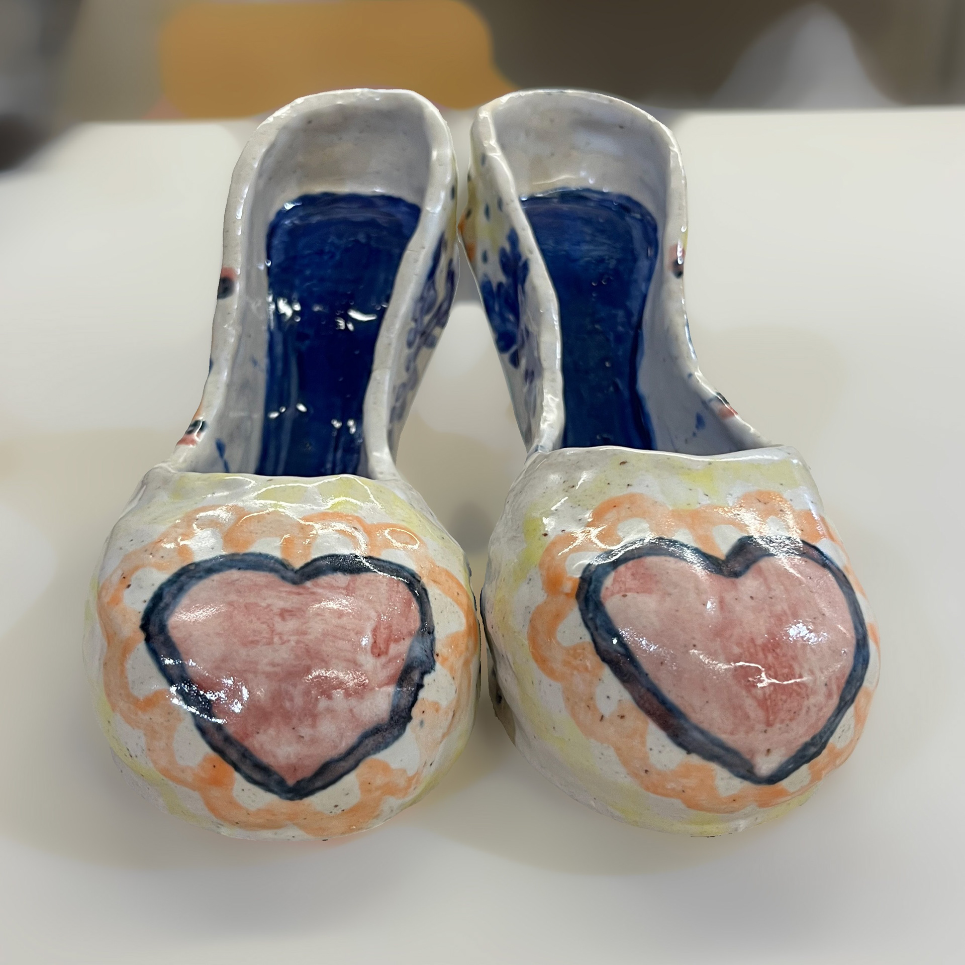 Glazed Heels: Front View