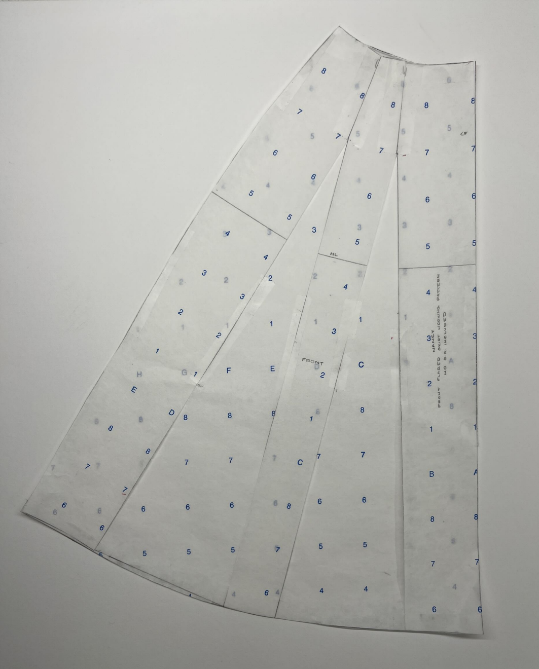 Front Flared Skirt