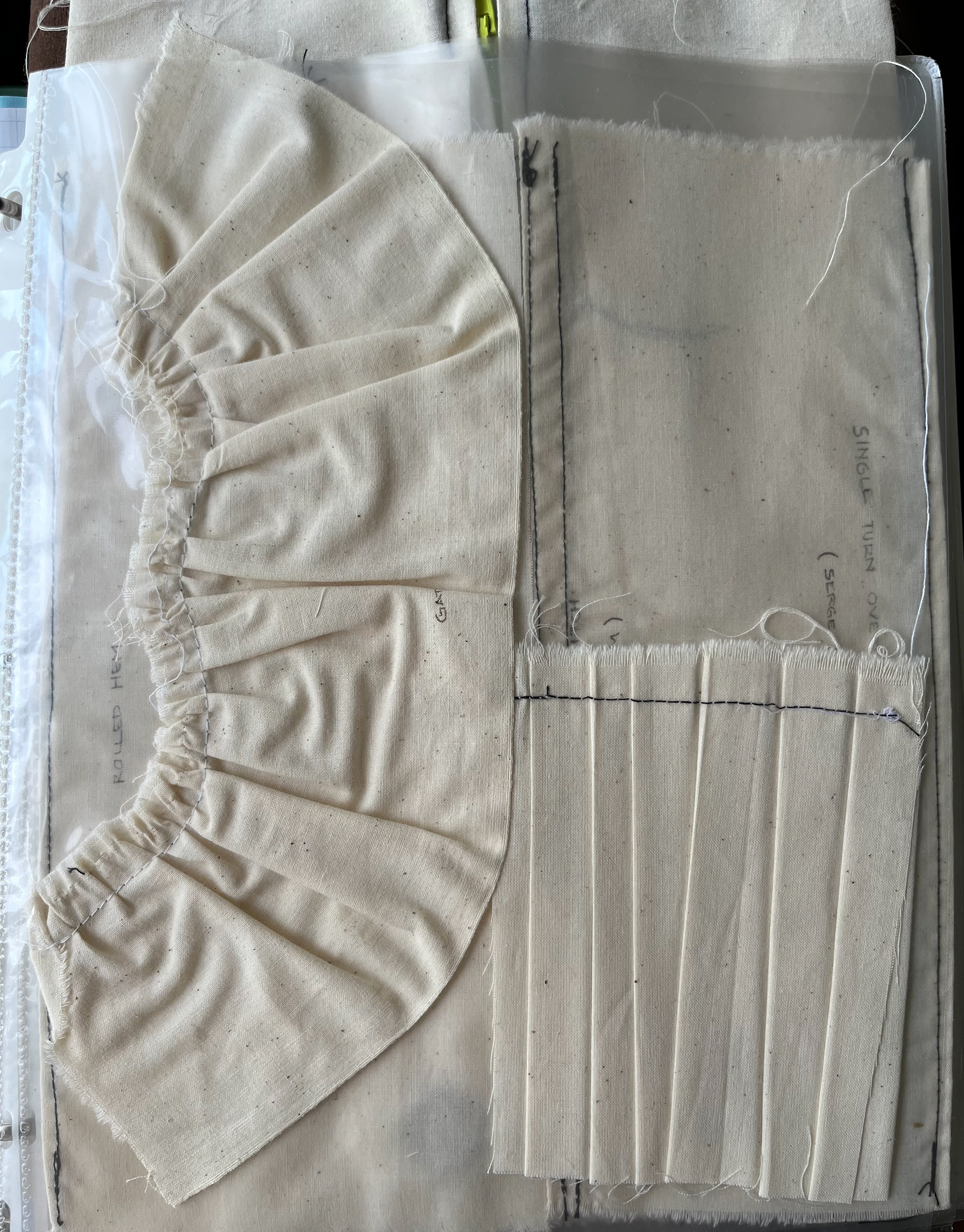 Fullness Training: Gather Stitches, Pleating