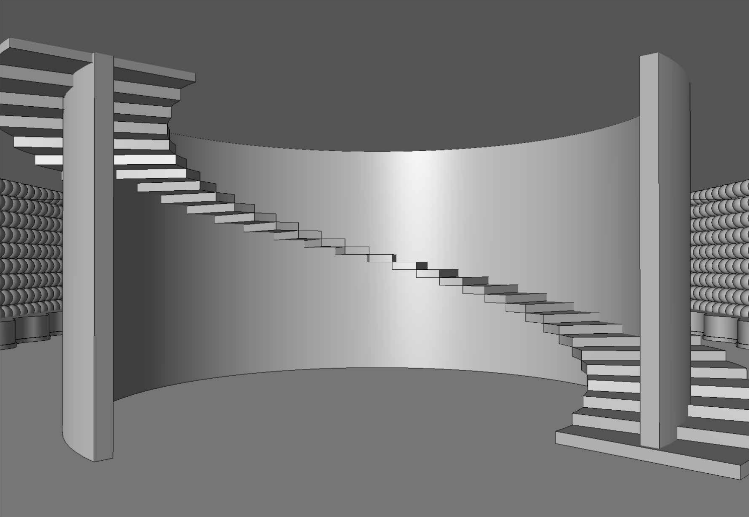 Perspective 6 - Monumental Stairs