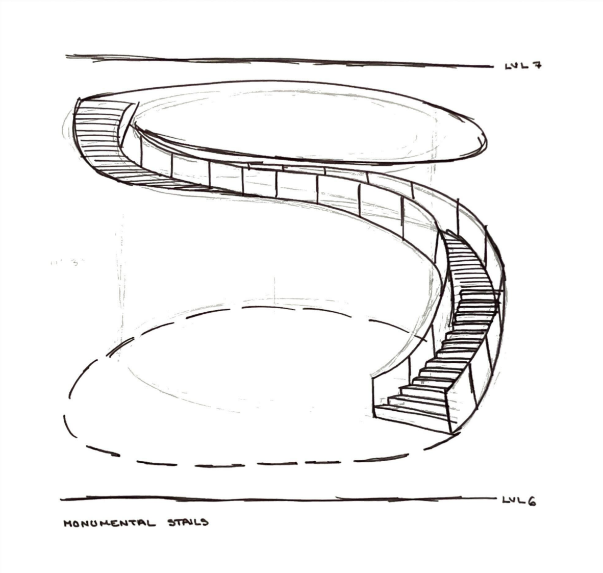 Perspective 3 - Monumental Stairs