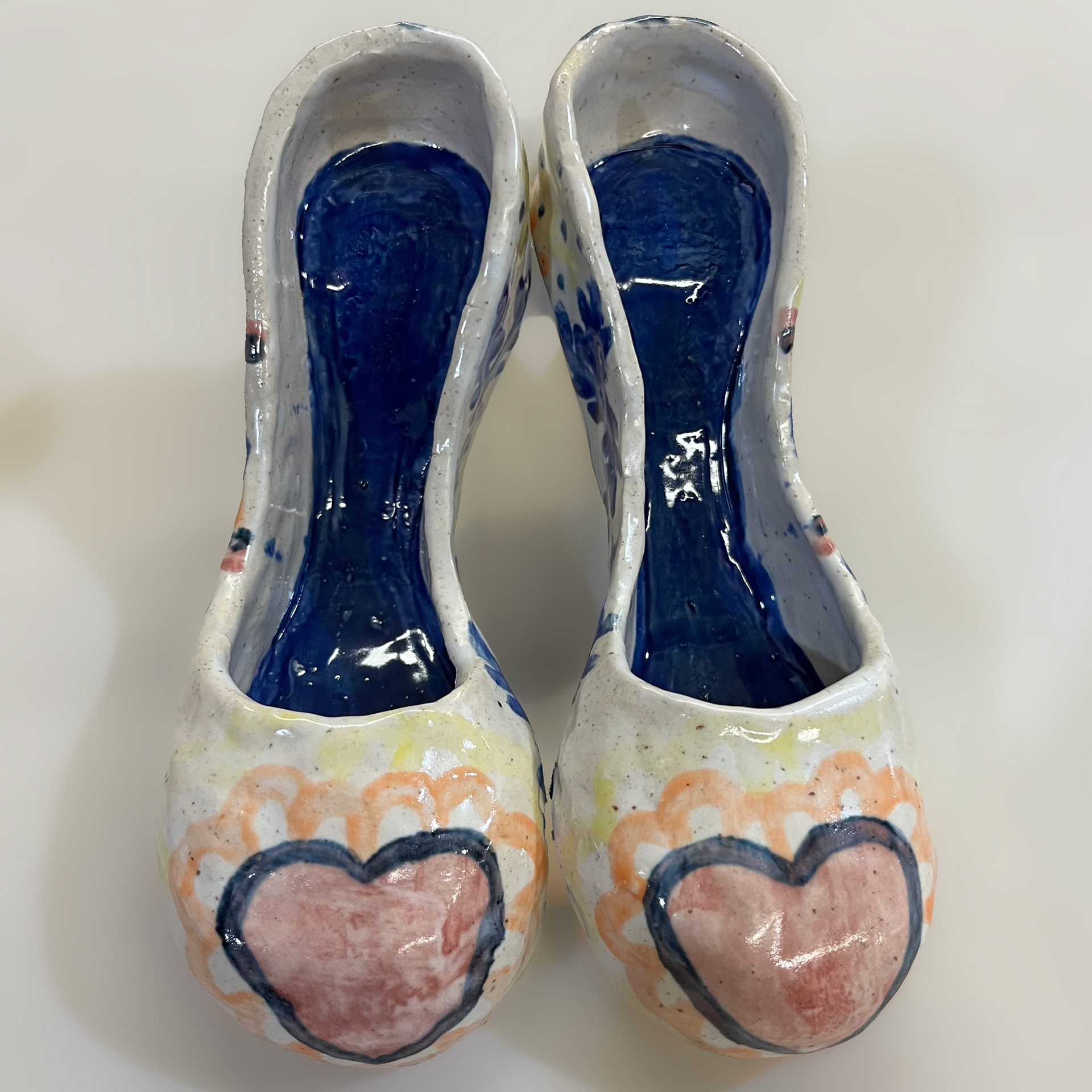 Glazed Heels: Top View