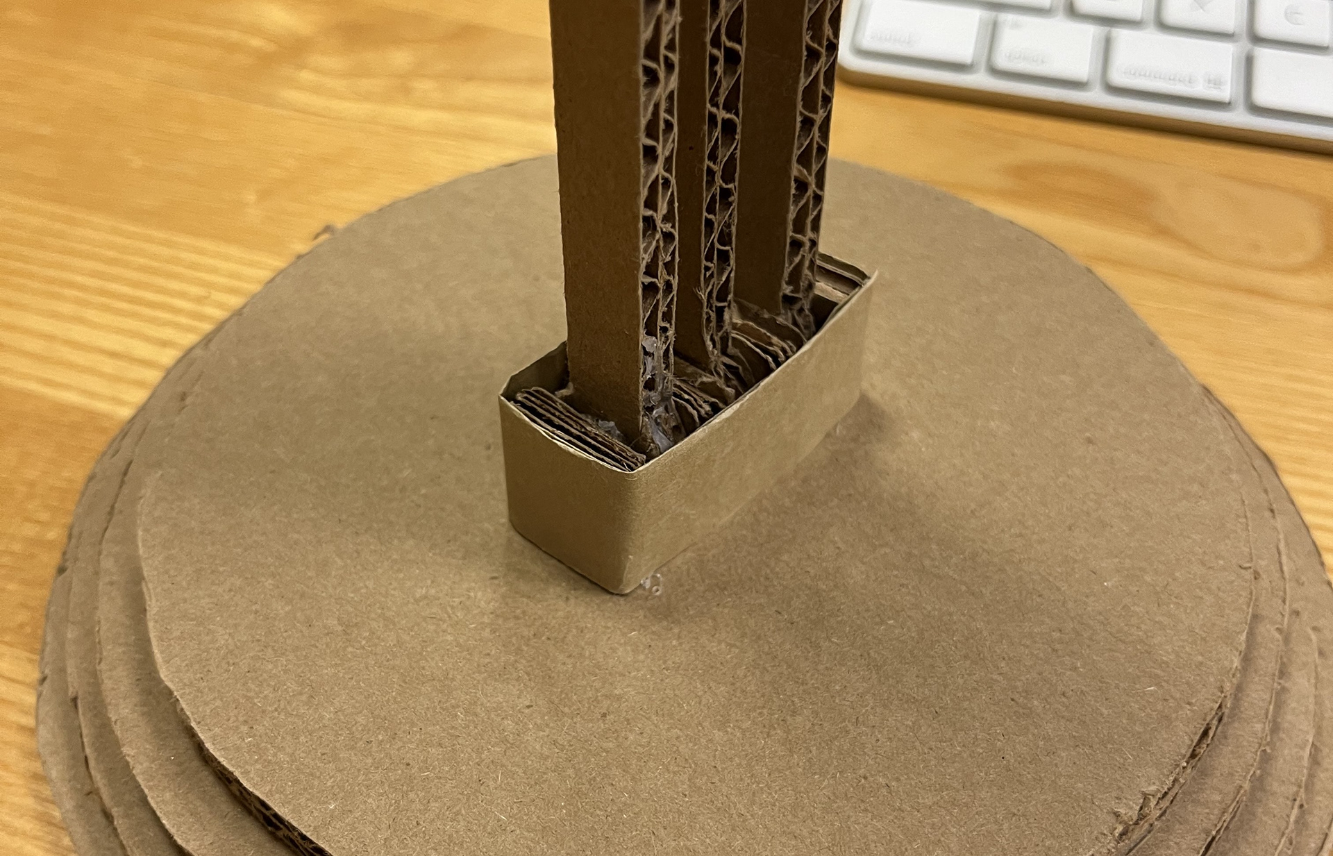 Close-up of base joint