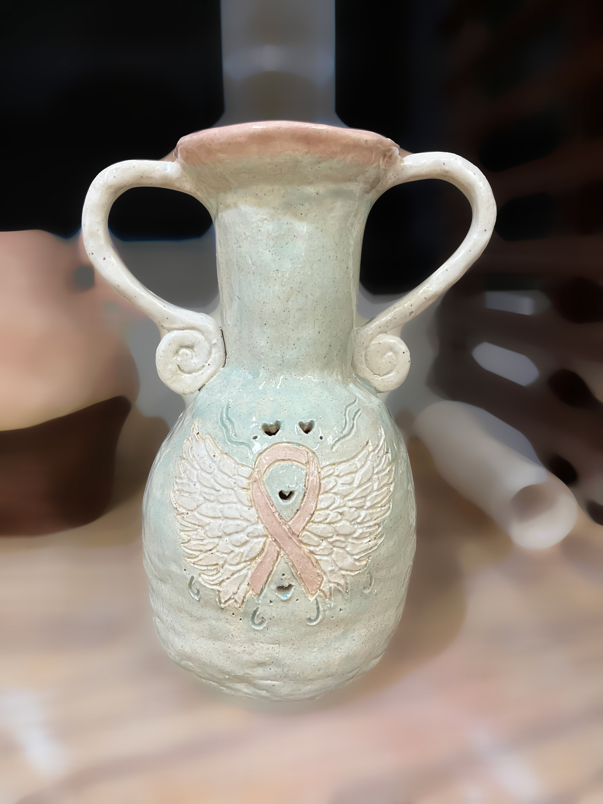 Coil Vessel: Glaze Fired