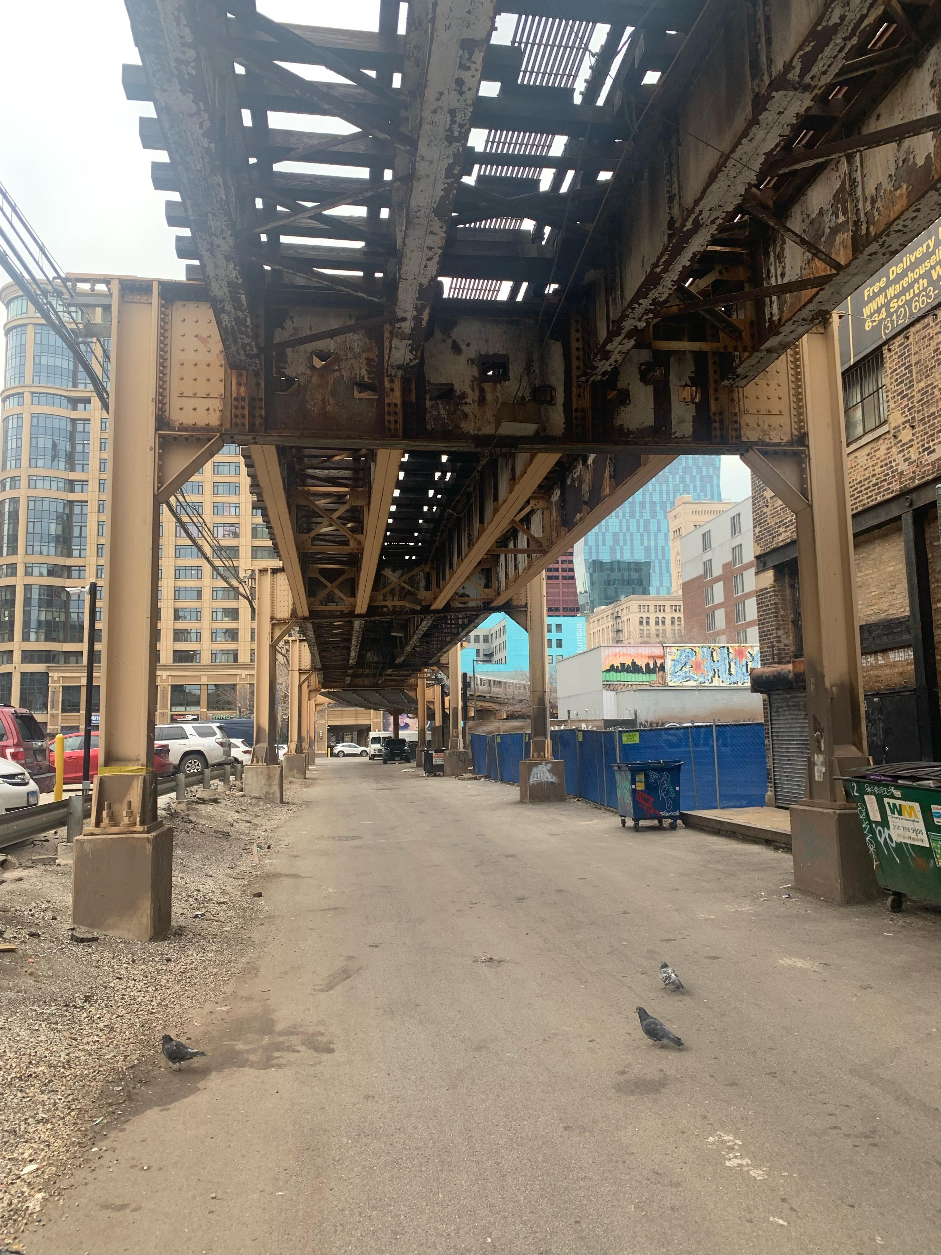 Train Tracks Behind Site