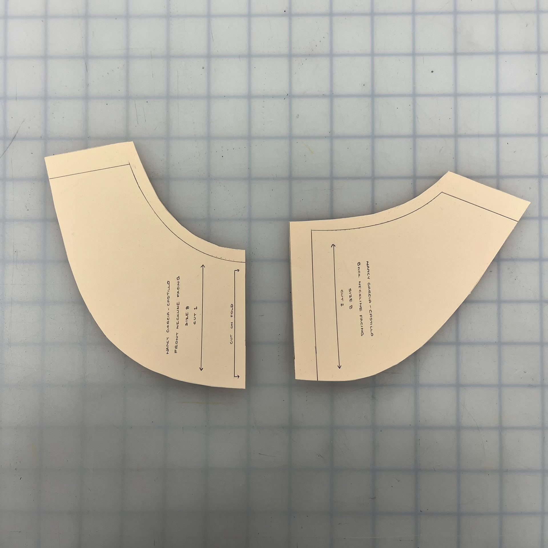 Neckline Facings
