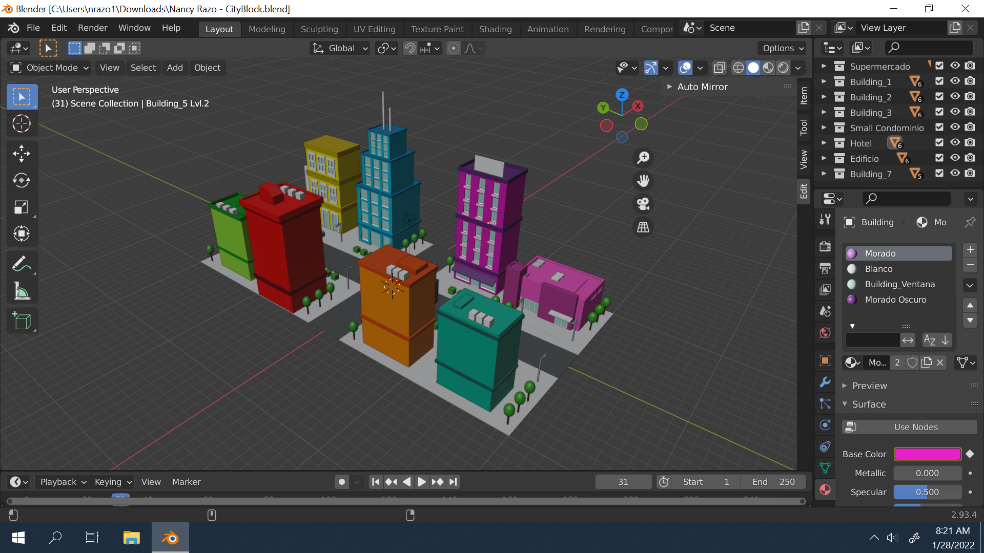 Screenshot: Axonometric View (Southeast)