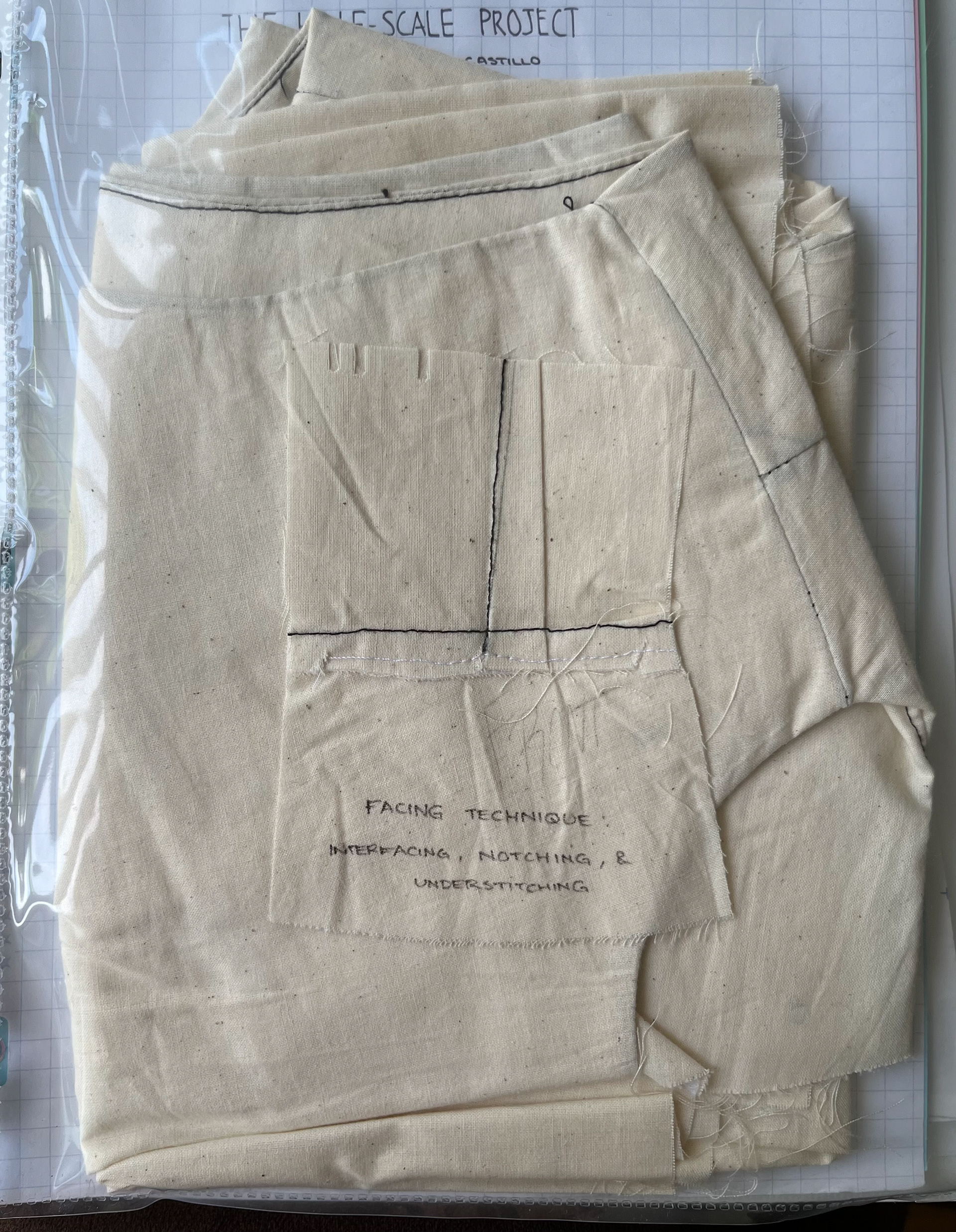 Facings Technique: Interfacing, Clipping/Notching, Understitching