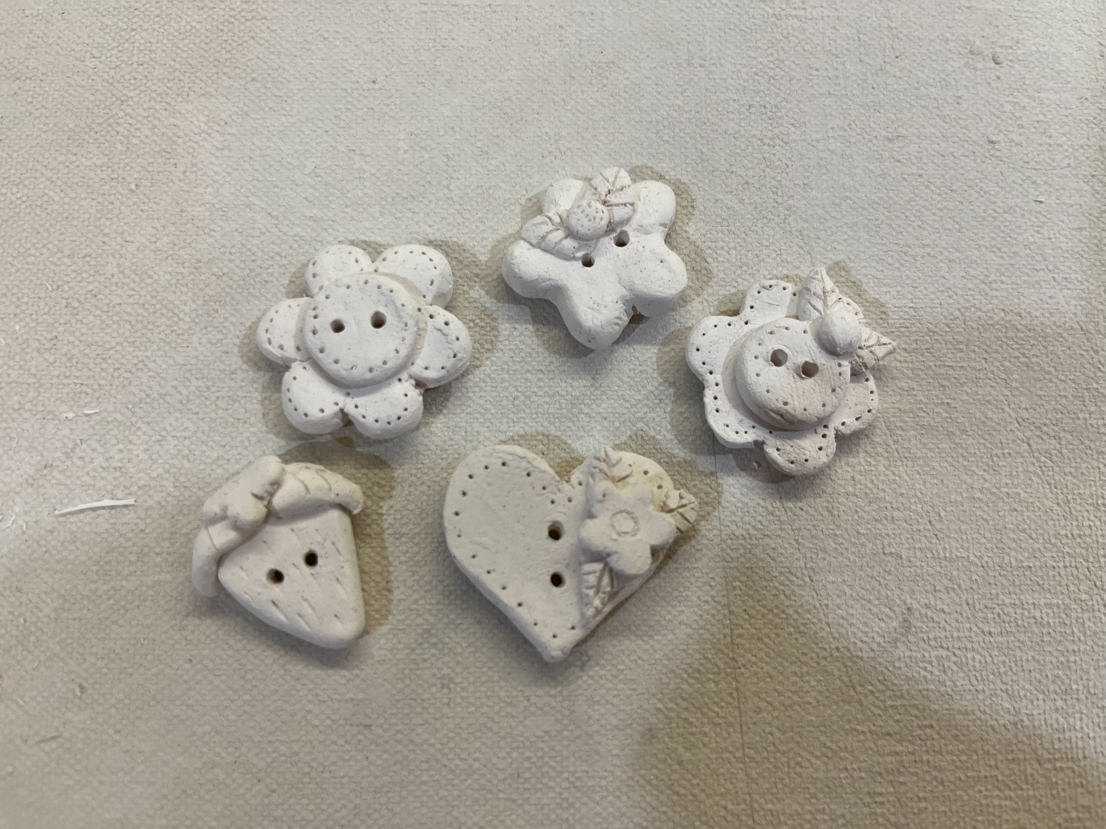 Wearable Art: Bisque Fired