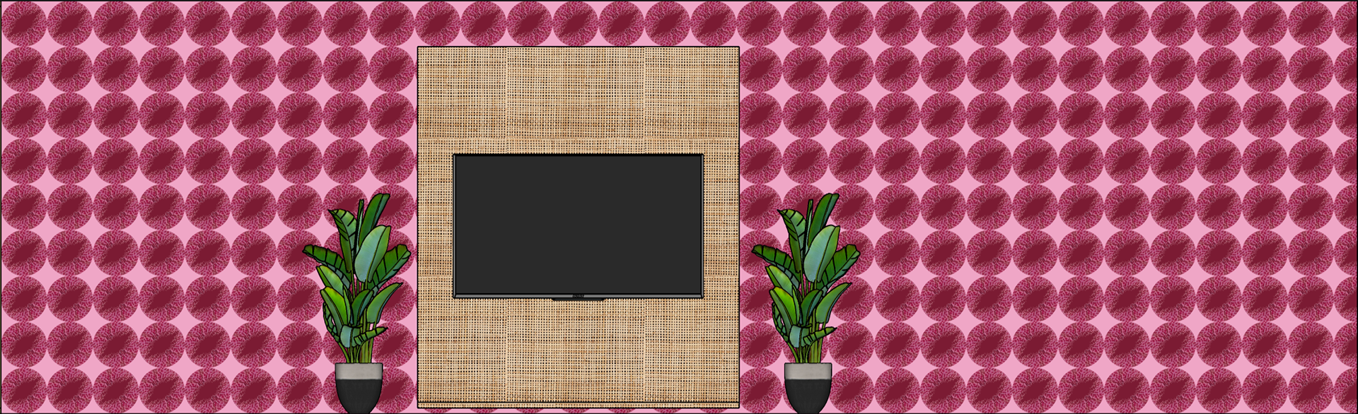 King Guestroom: TV Wall