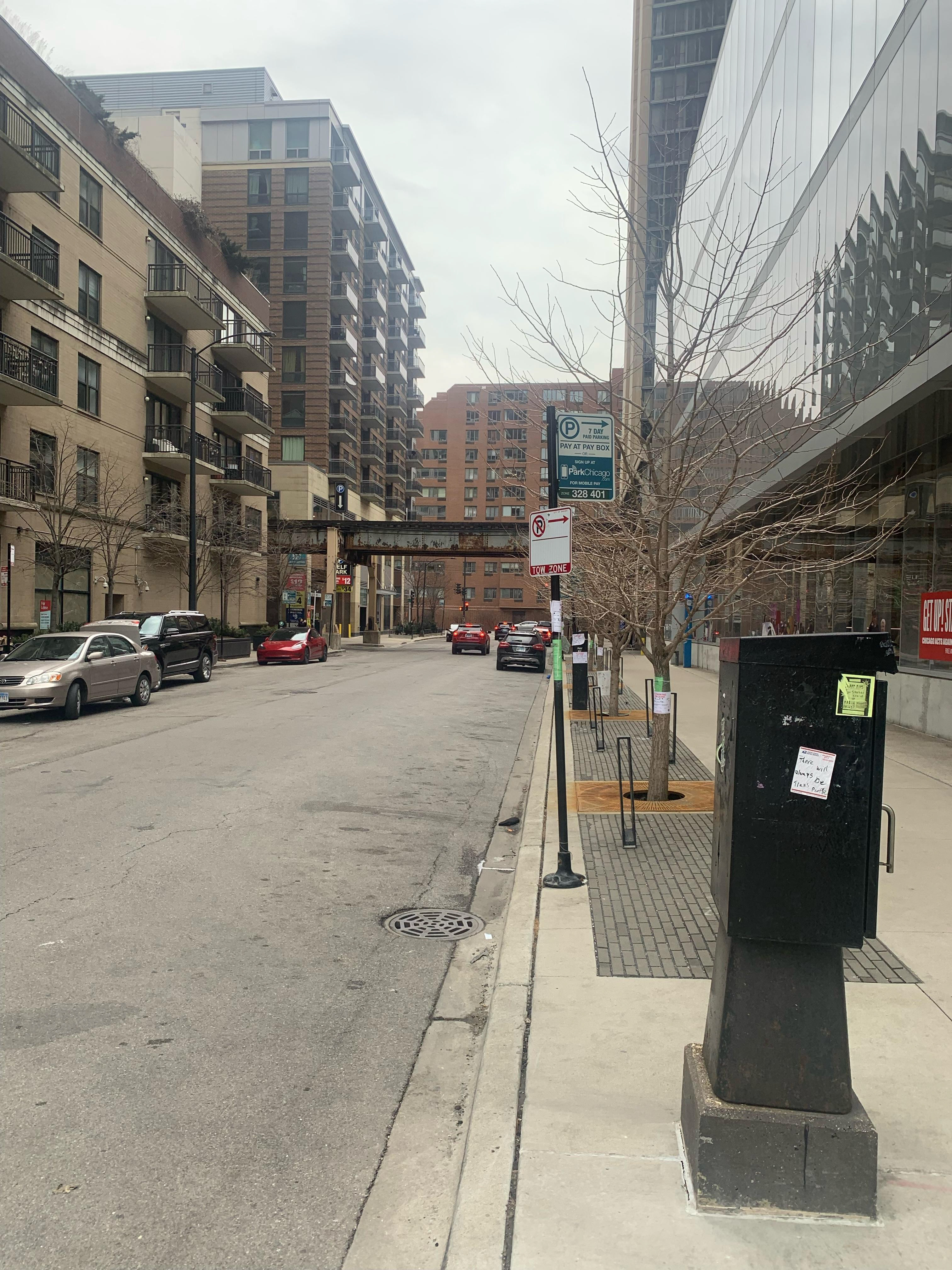 View of East 8th Street