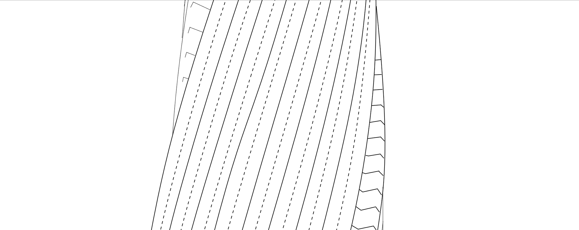 4”x10” Line Drawing 3