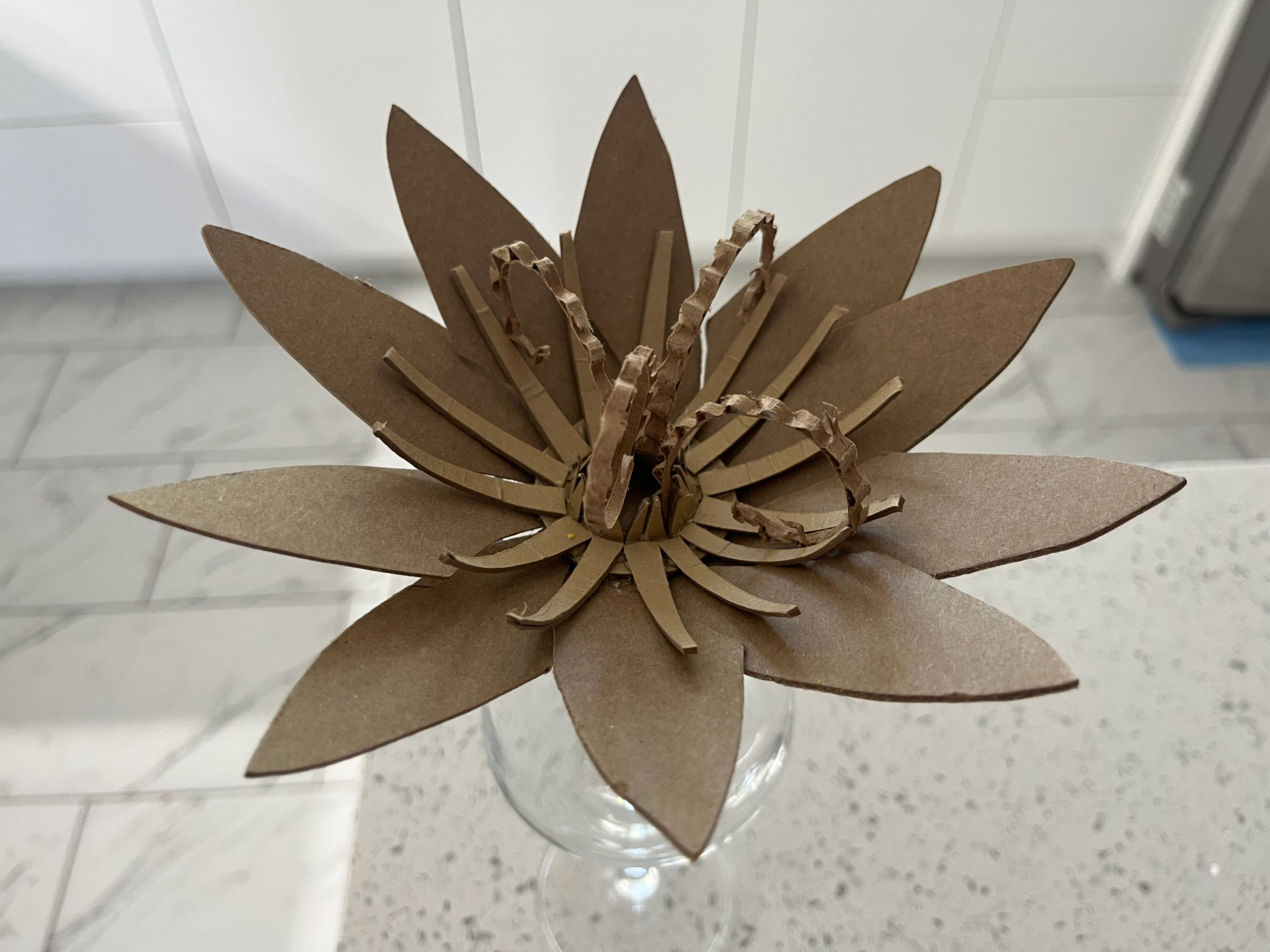 Assembled flowerhead